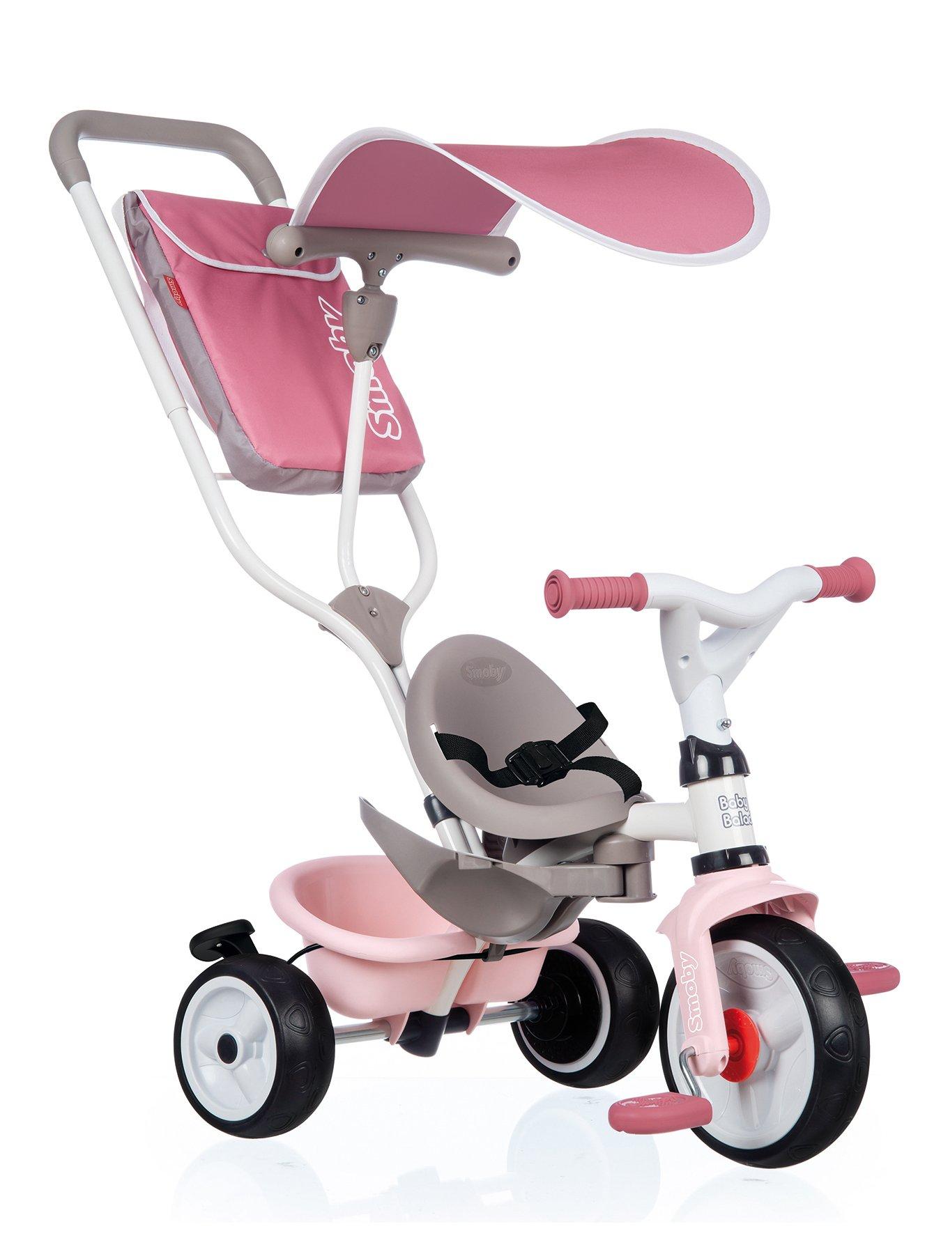 smoby-baby-balade-tricycle-pinkdetail