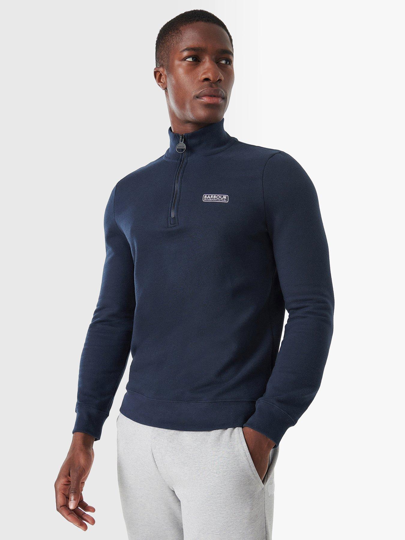 barbour-international-international-essential-logo-14-zip-sweat-top-navy