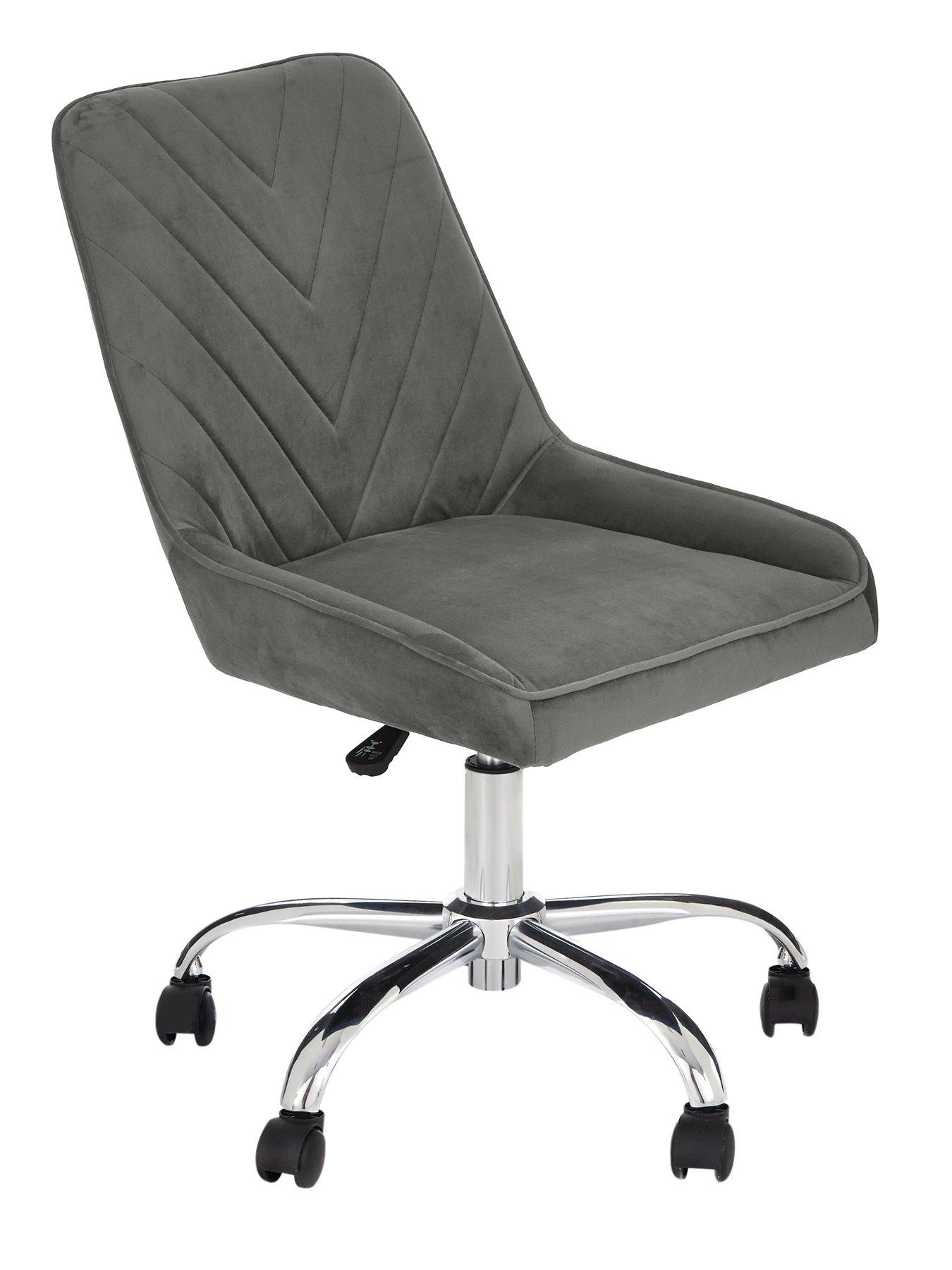 Image 3 of 6 of The Very Collection Blair Fabric Office Chair - Grey&nbsp;- FSC&reg; Certified