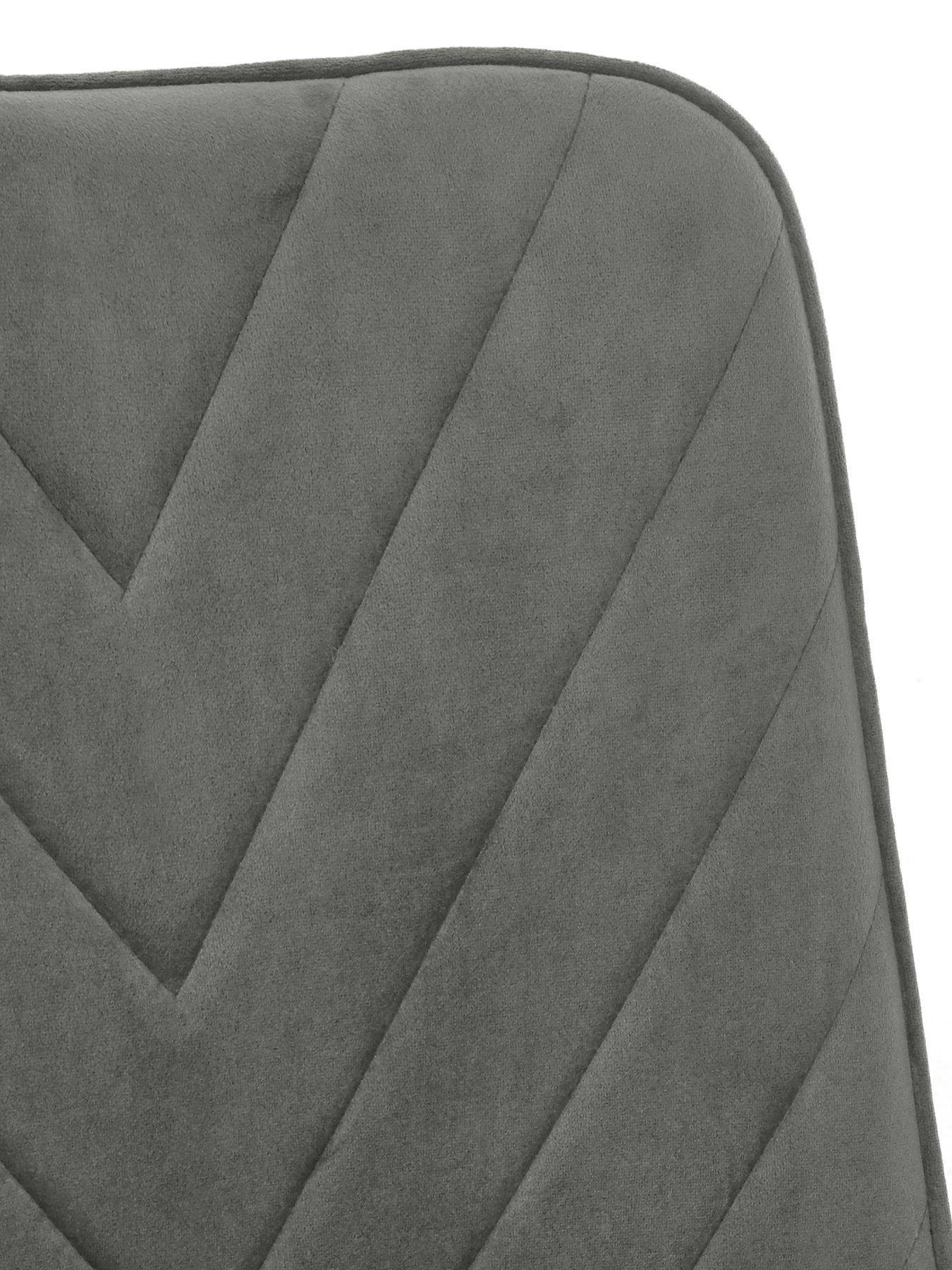 Image 4 of 6 of The Very Collection Blair Fabric Office Chair - Grey&nbsp;- FSC&reg; Certified