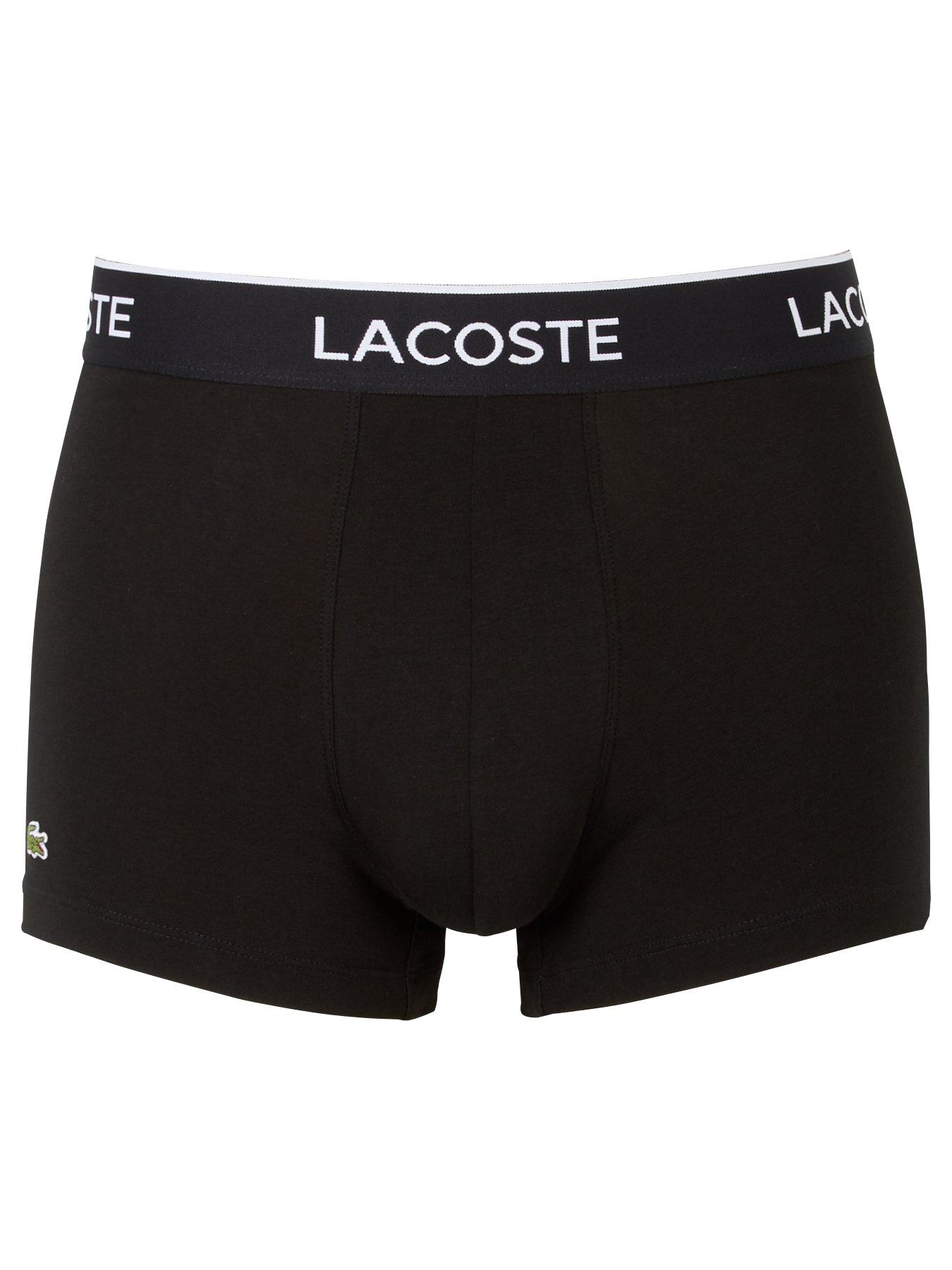 lacoste-3-pack-essentials-trunks-blackstillFront