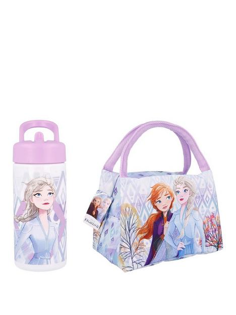 disney-frozen-elsa-water-bottle-and-carry-handle-insulation-lunch-bag