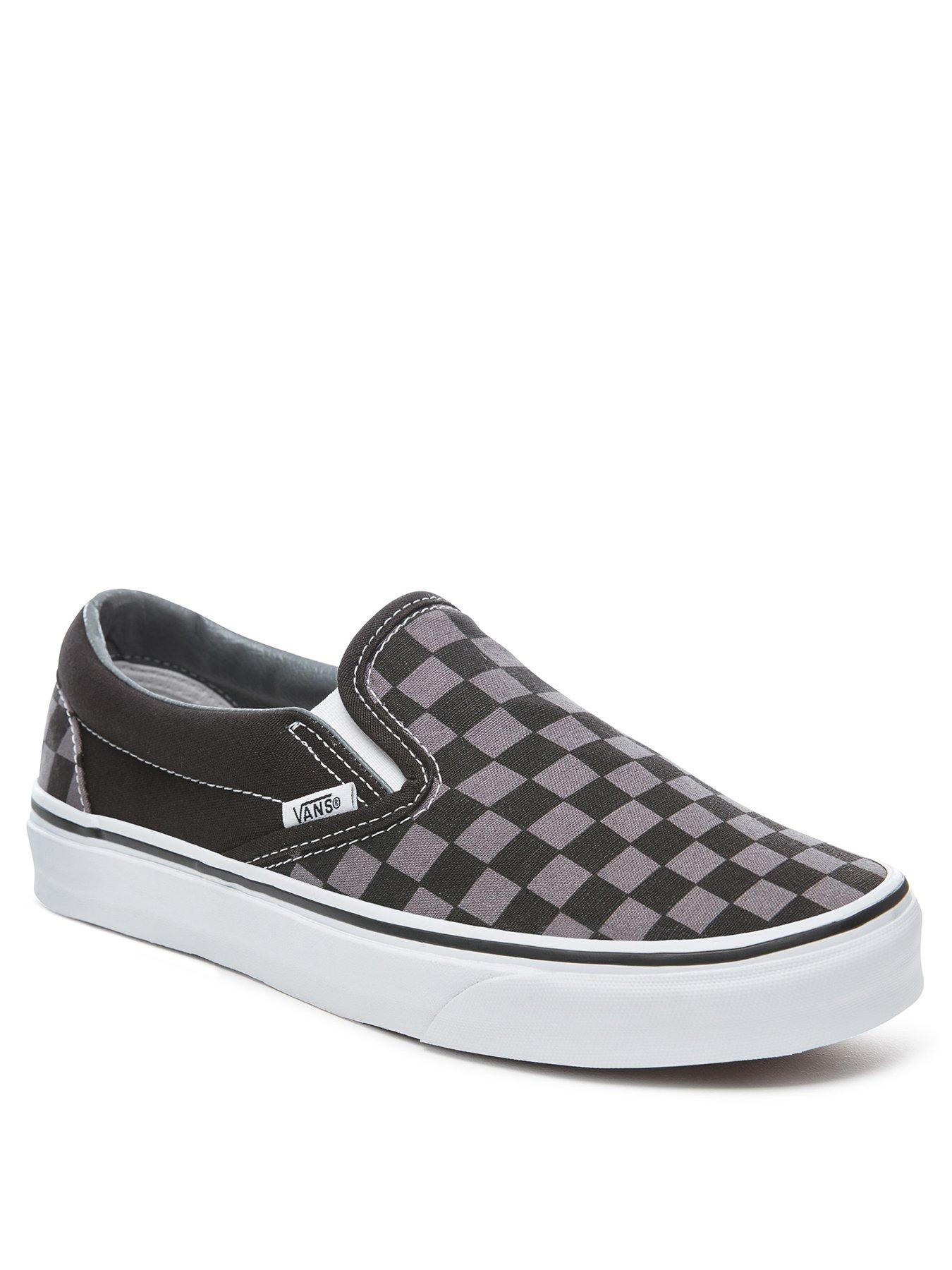 Mens slip 2025 on checkered vans