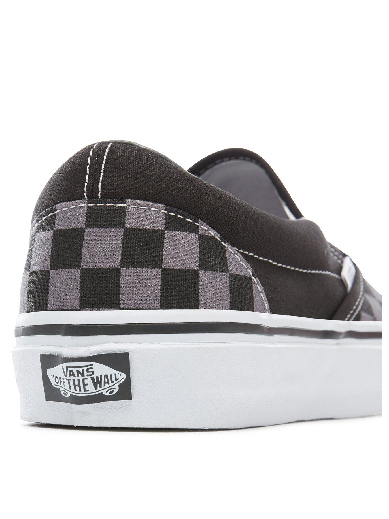 vans-unisex-ua-classic-slip-on-trainers-blackgreystillFront