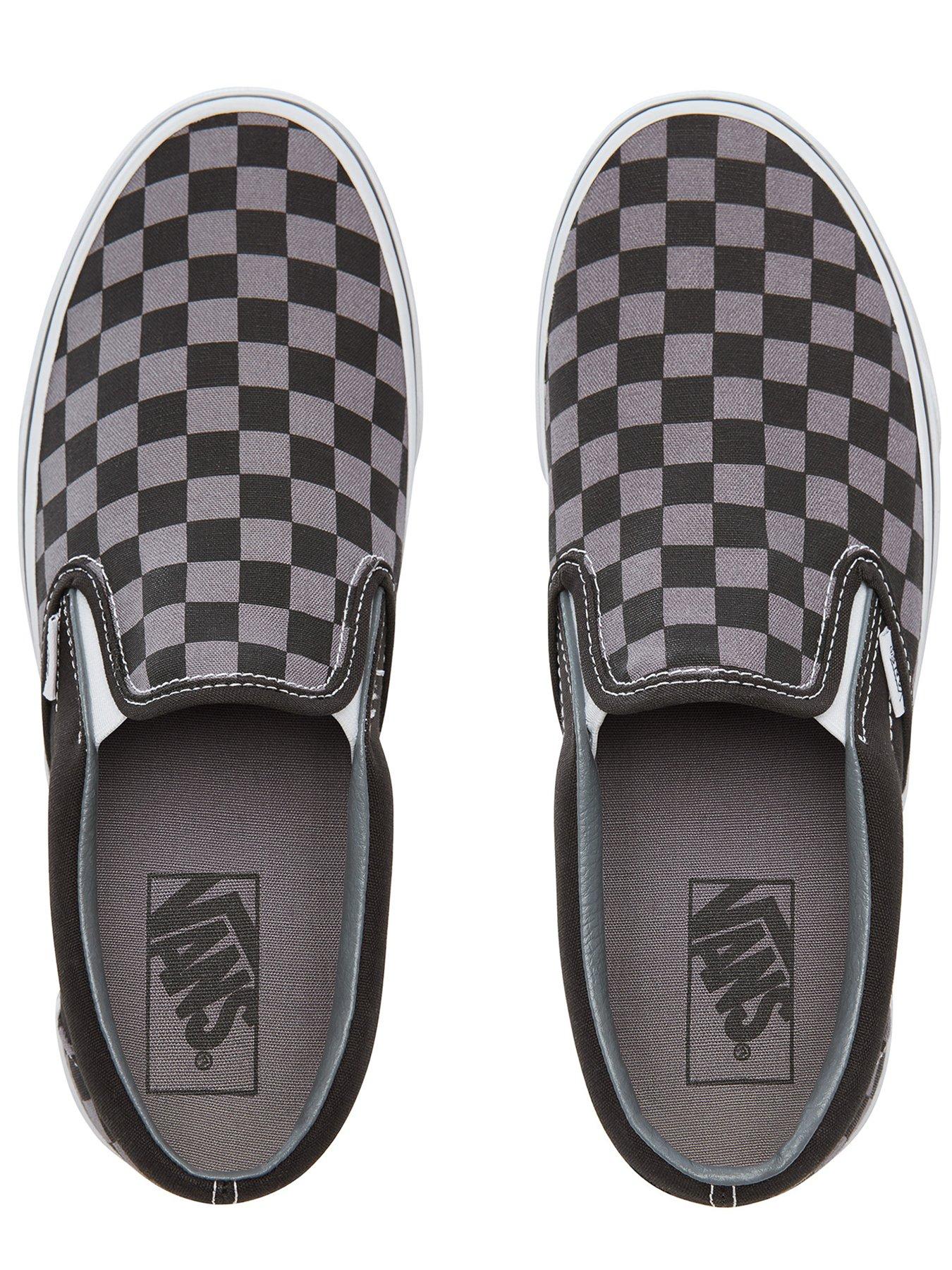 vans-unisex-ua-classic-slip-on-trainers-blackgreyoutfit