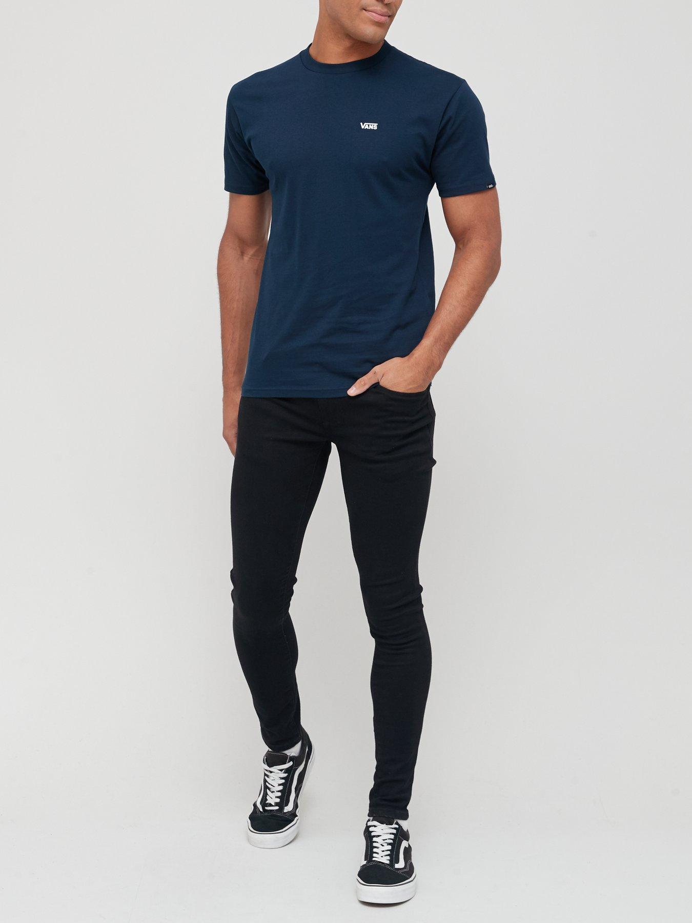 Navy vans cheap t shirt