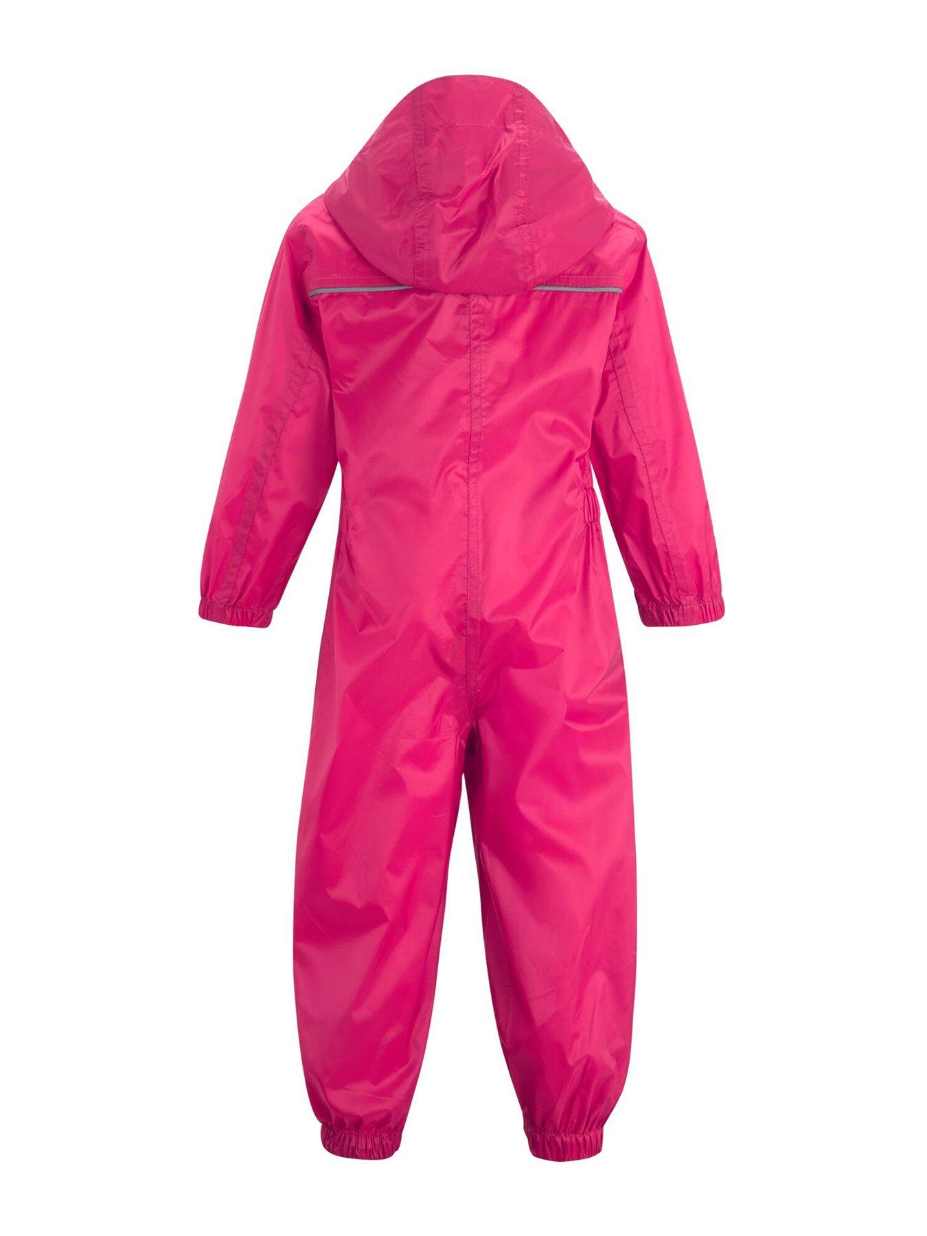 Image 6 of 6 of Regatta Kids Puddle Iv Waterproof Oversuit - Pink
