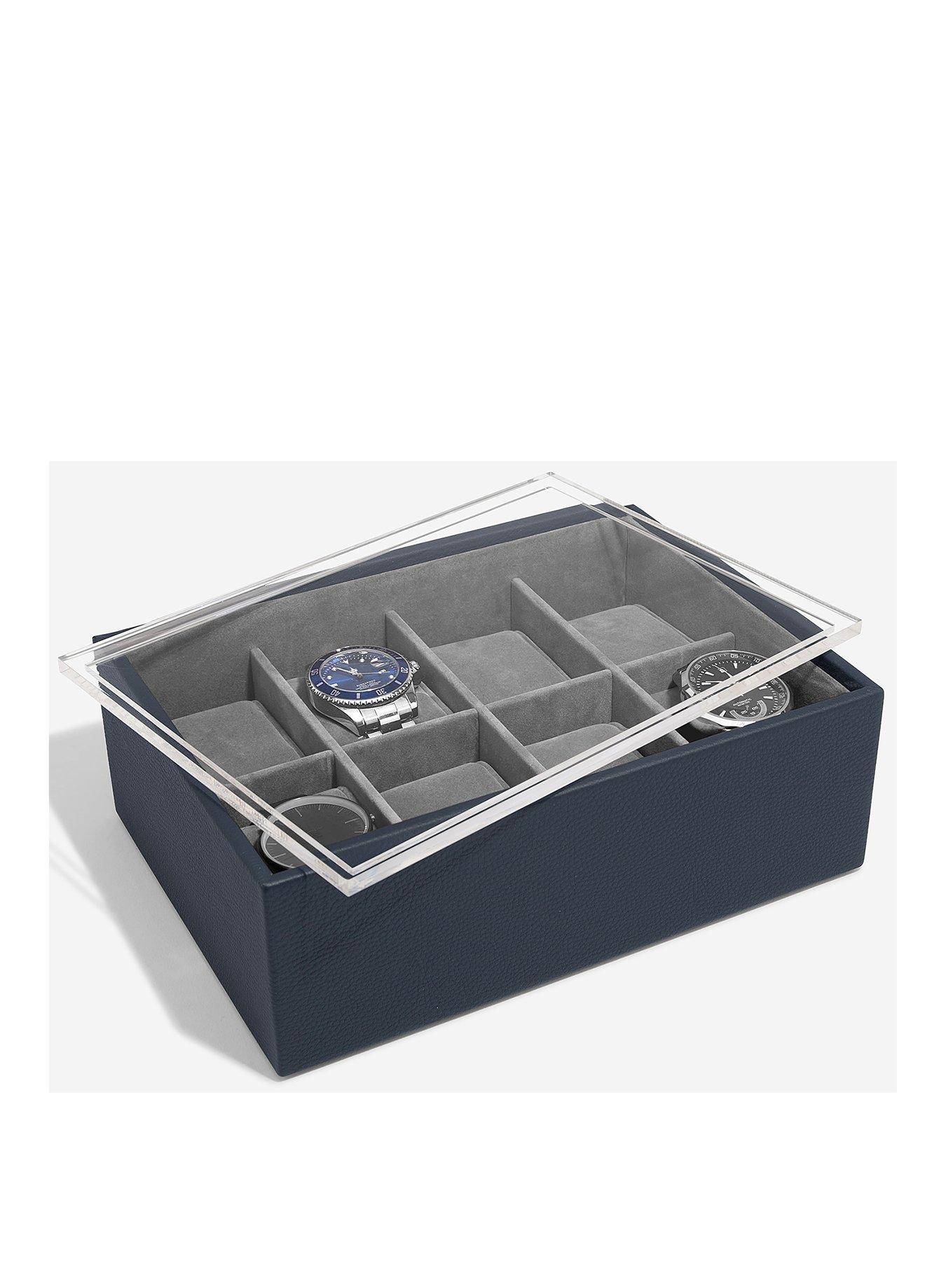 stackers-stackers-8-piece-watch-box-navyfront