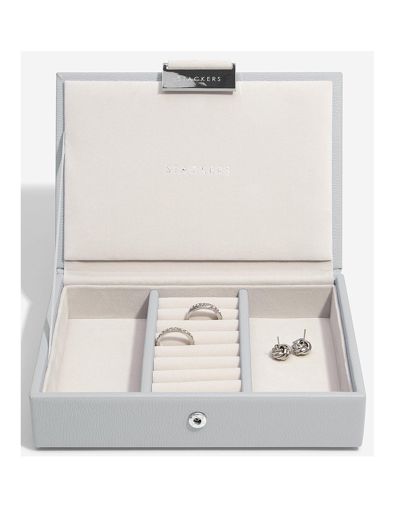 Image 1 of 3 of Stackers Stackers Mini Jewellery Box Lid - Grey