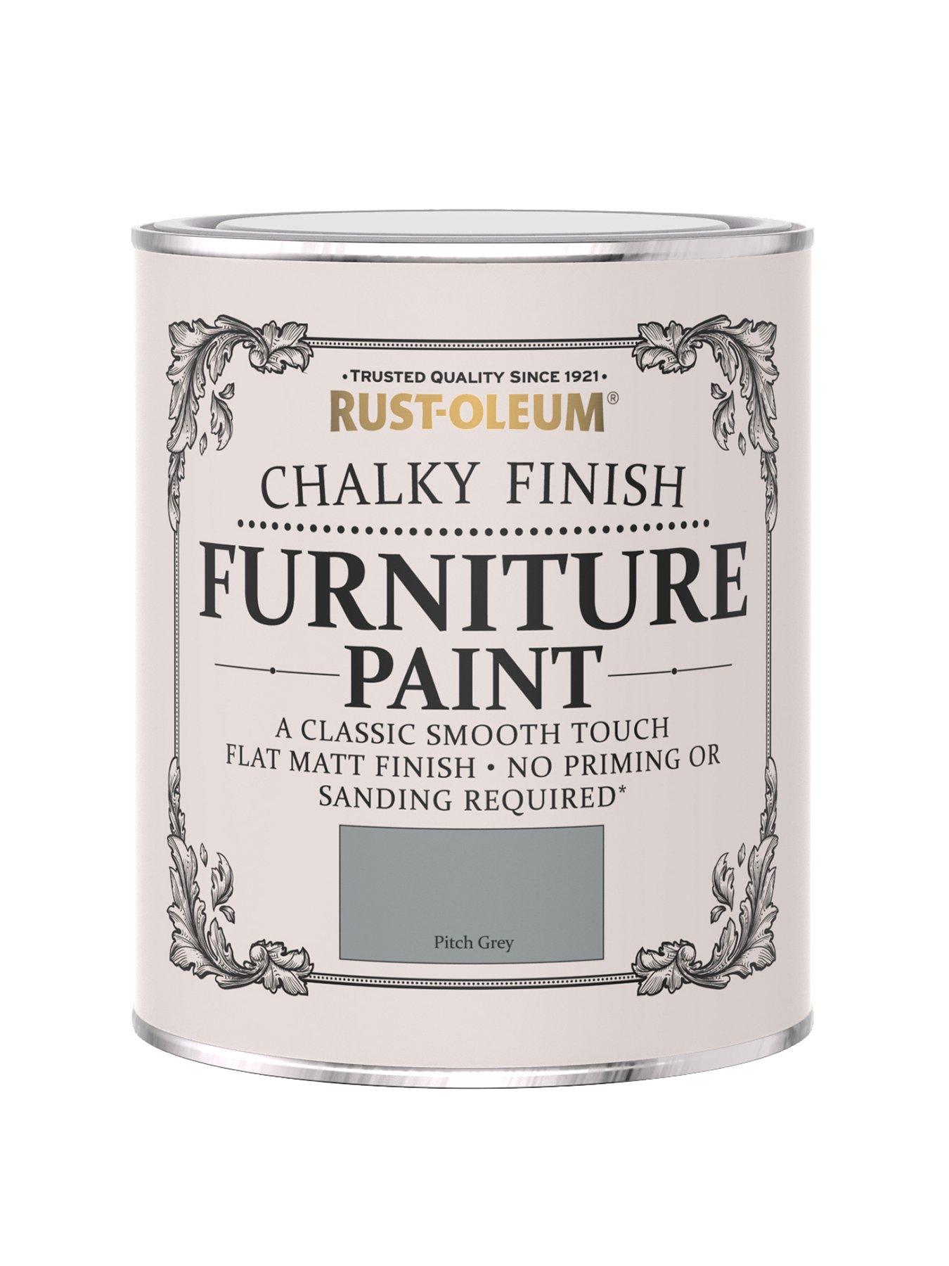 undefined Chalky Finish 750 ml Furniture Paint – Pitch Grey
