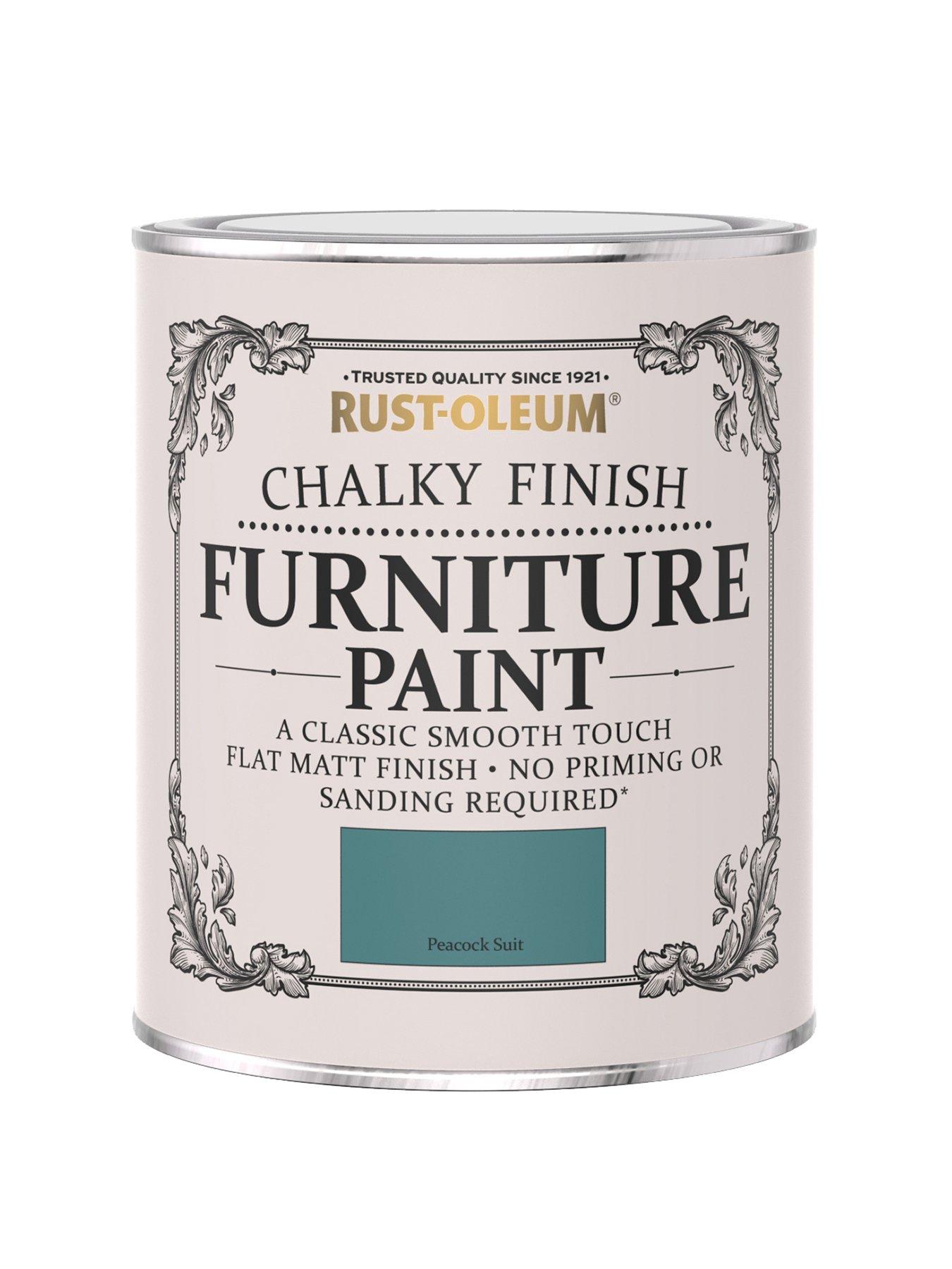Rust-Oleum Chalky Chalk Furniture Paint Matt Finishing Wax Lacquer  125ml-750ml