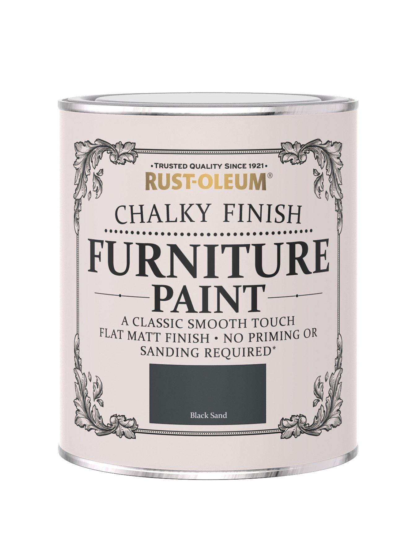 undefined Chalky Furniture Paint Black Sand 750ml