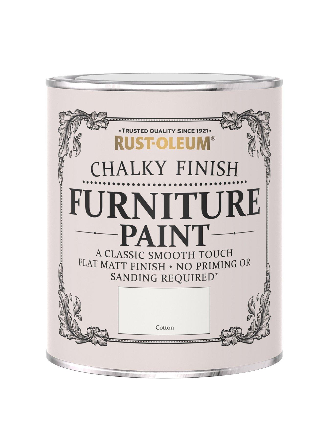 undefined Rust-oleum Chalky Furniture Paint Cotton 750ml