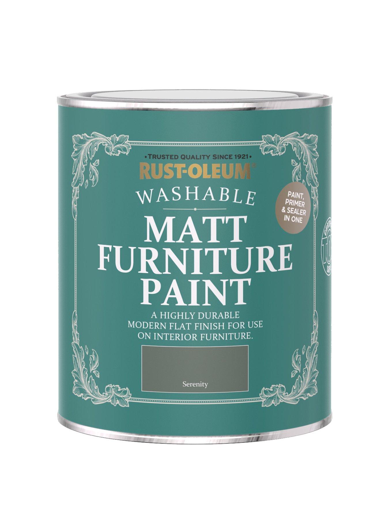 undefined Rust-Oleum Matt Furniture Paint Serenity 750ml