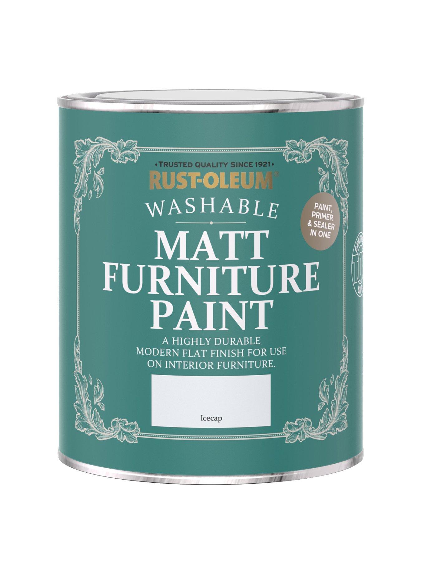 Image 1 of 4 of Rust-Oleum Rust-Oleum Matt Furniture Paint Icecap 750ml