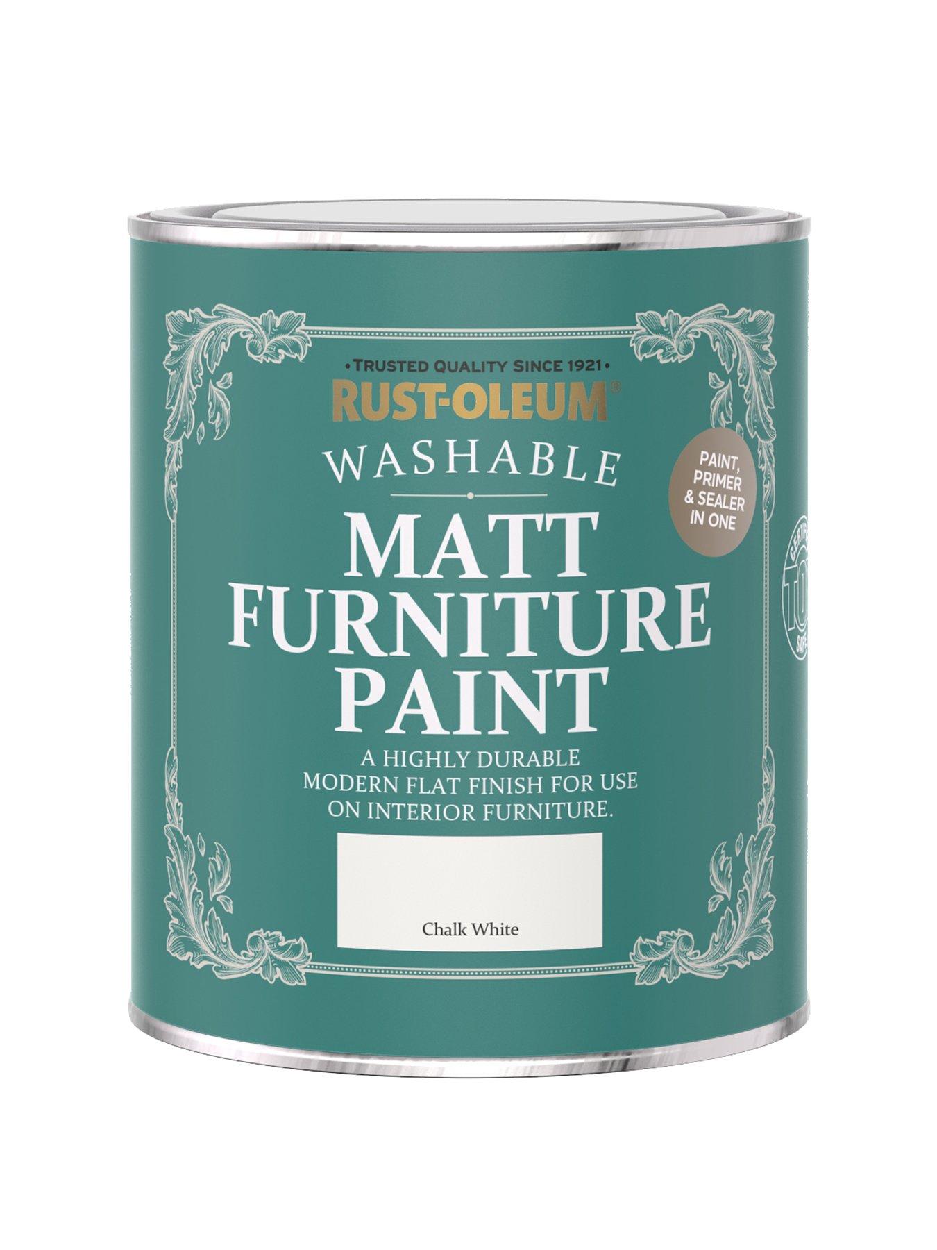 undefined Matt Finish 750 ml Furniture Paint – Chalk White