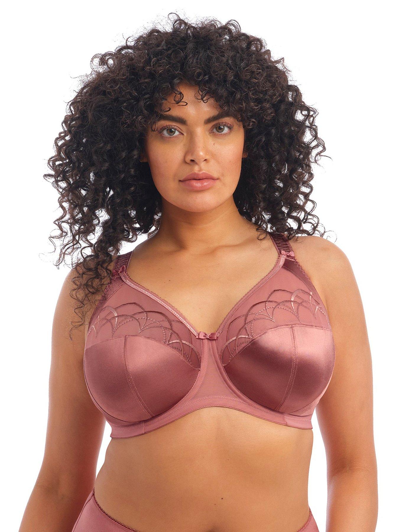 ELOMI CATE SIDE SUPPORT BRA BLK Large cup bras Excellent fit and support – Bigger  Bras