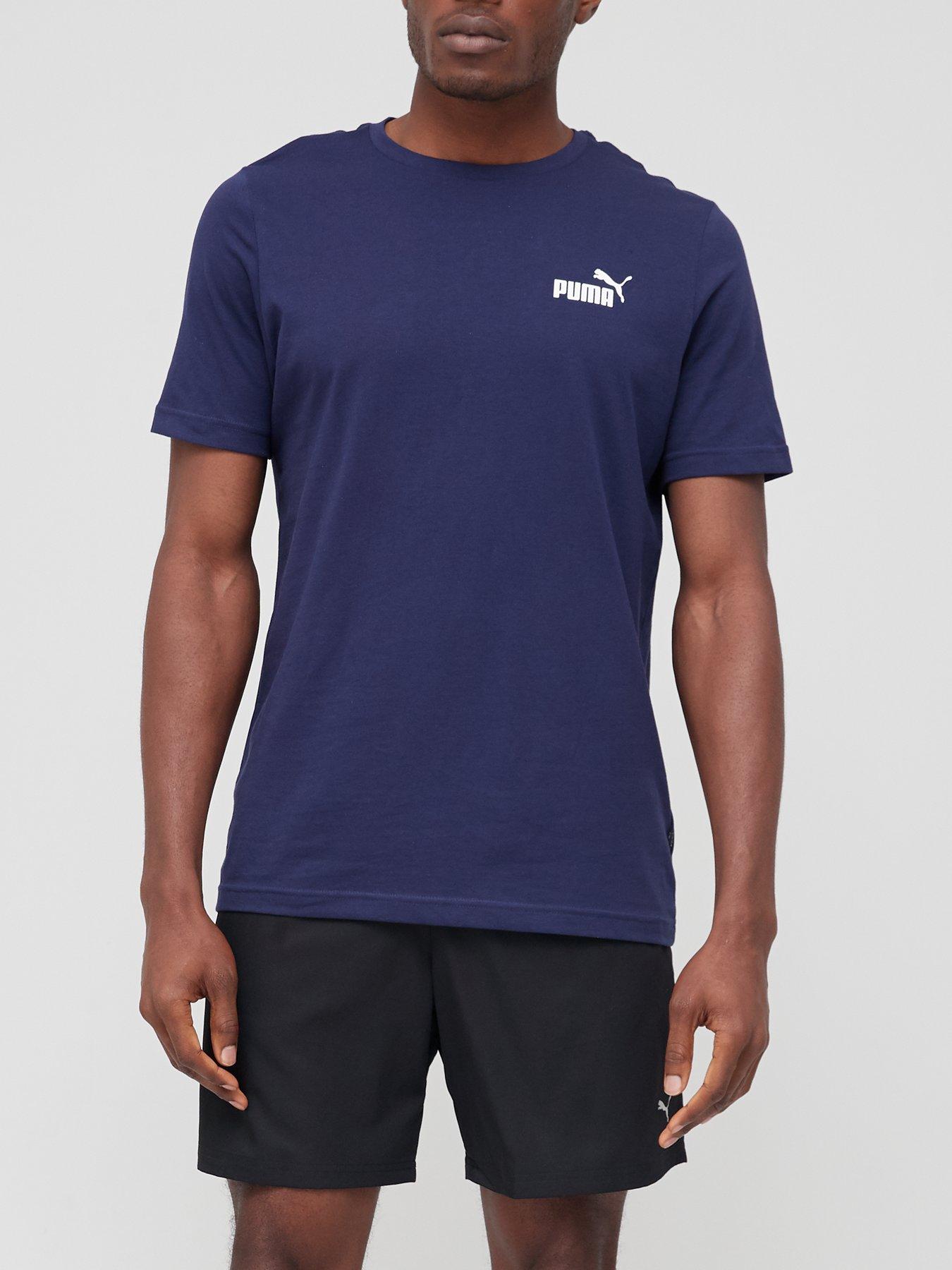 puma-essentials-small-logo-t-shirt-navyfront