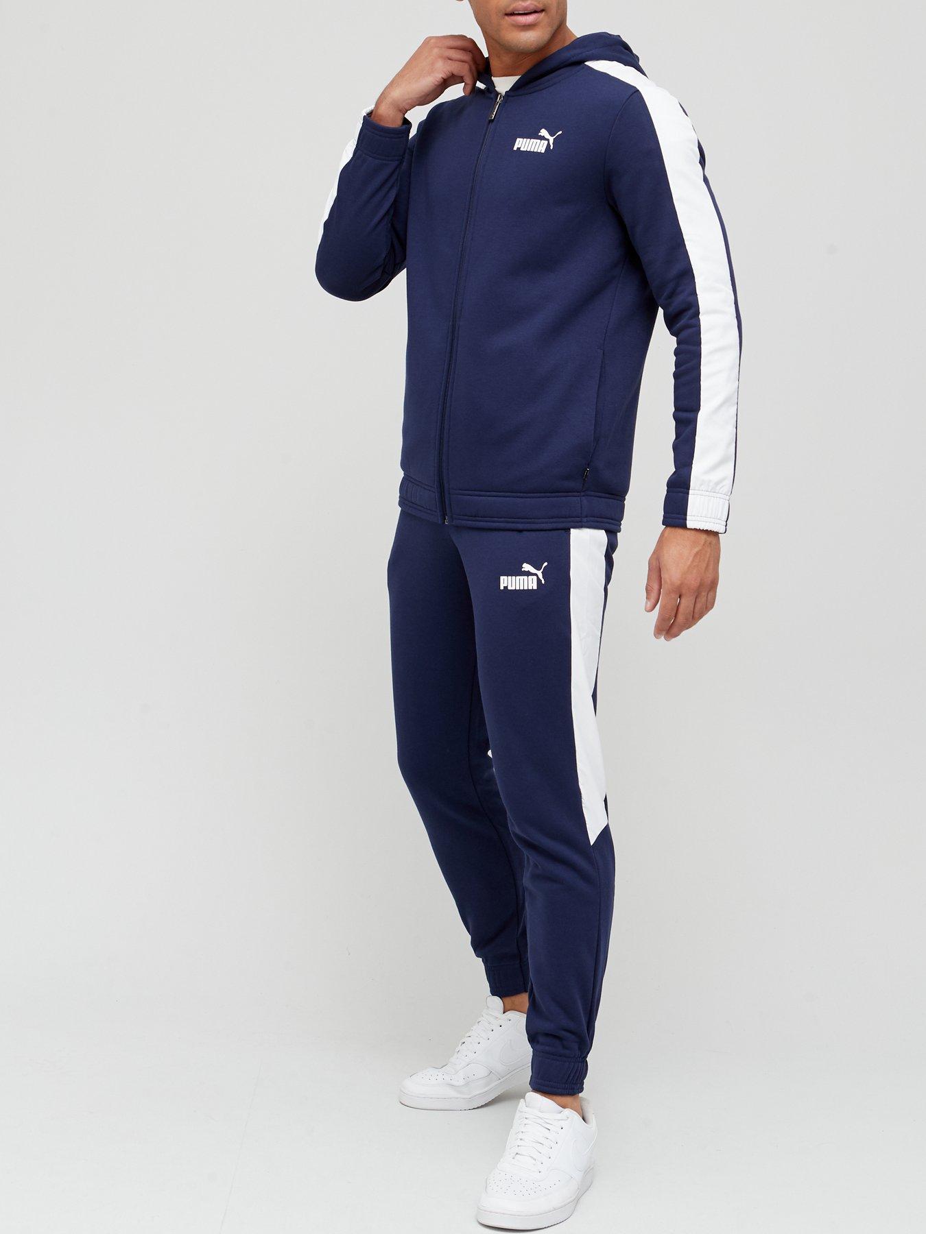 Navy blue puma sweatsuit on sale