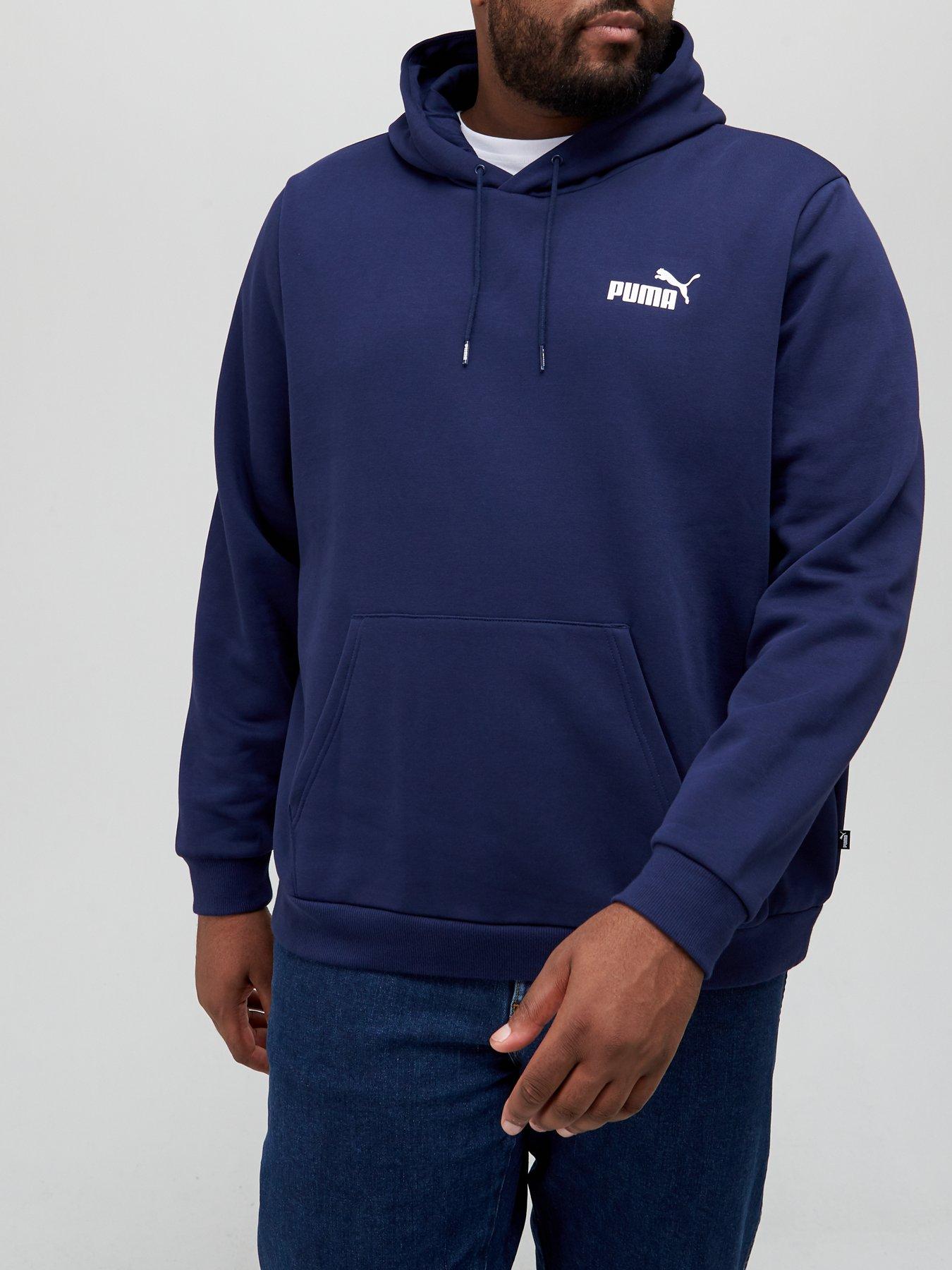 puma-plus-size-essential-small-logo-hoodie-navy