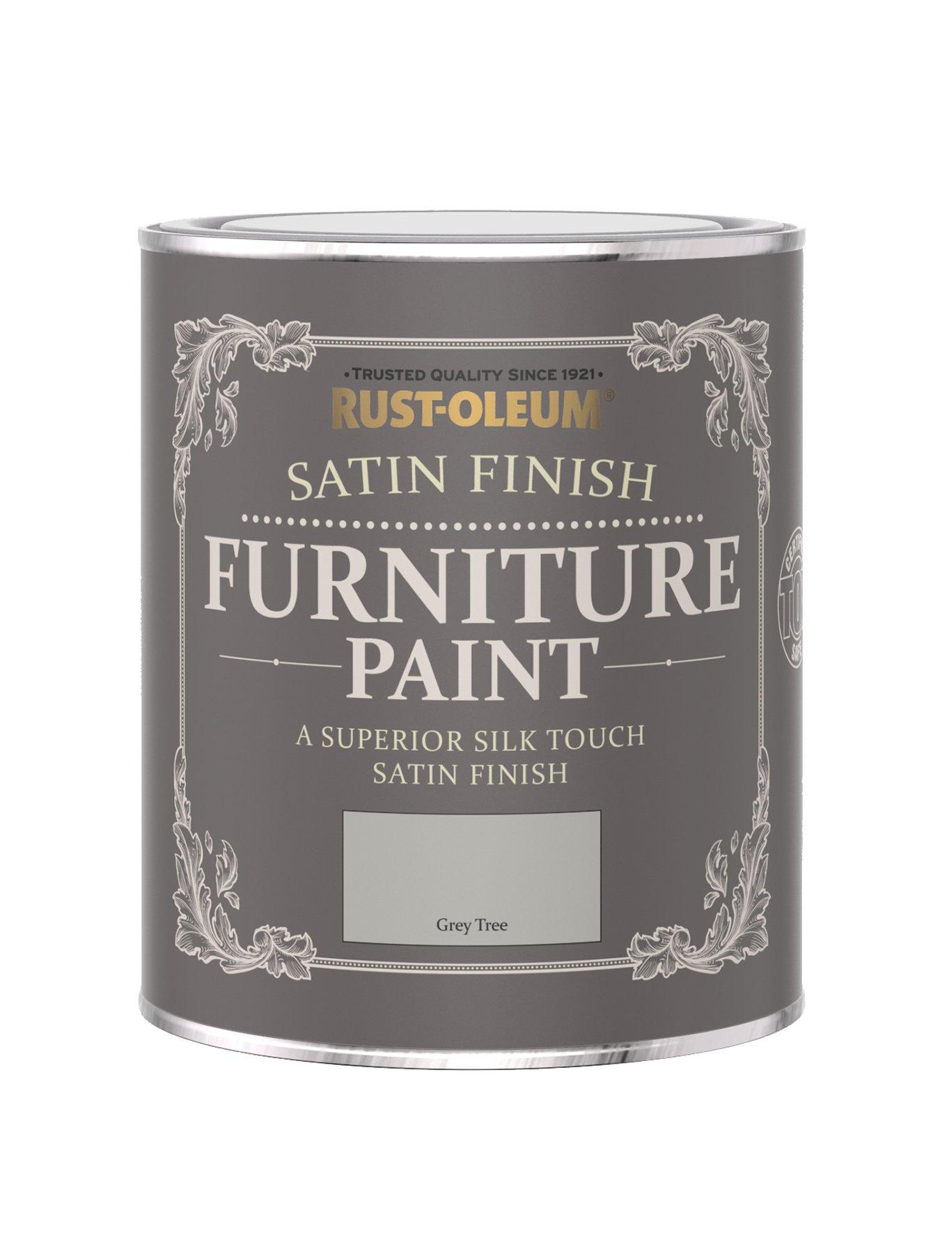 undefined Satin Finish 750 ml Furniture Paint – Grey Tree