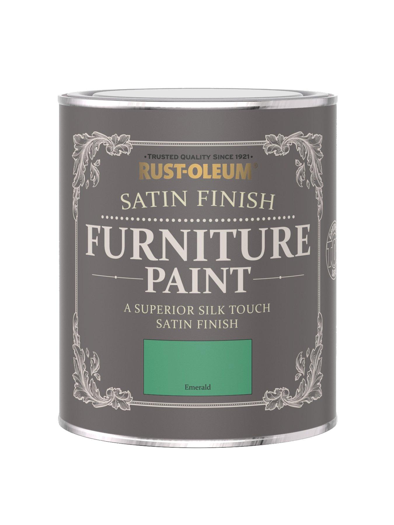 undefined Satin Finish Furniture Paint in Emerald – 750 ml Tin