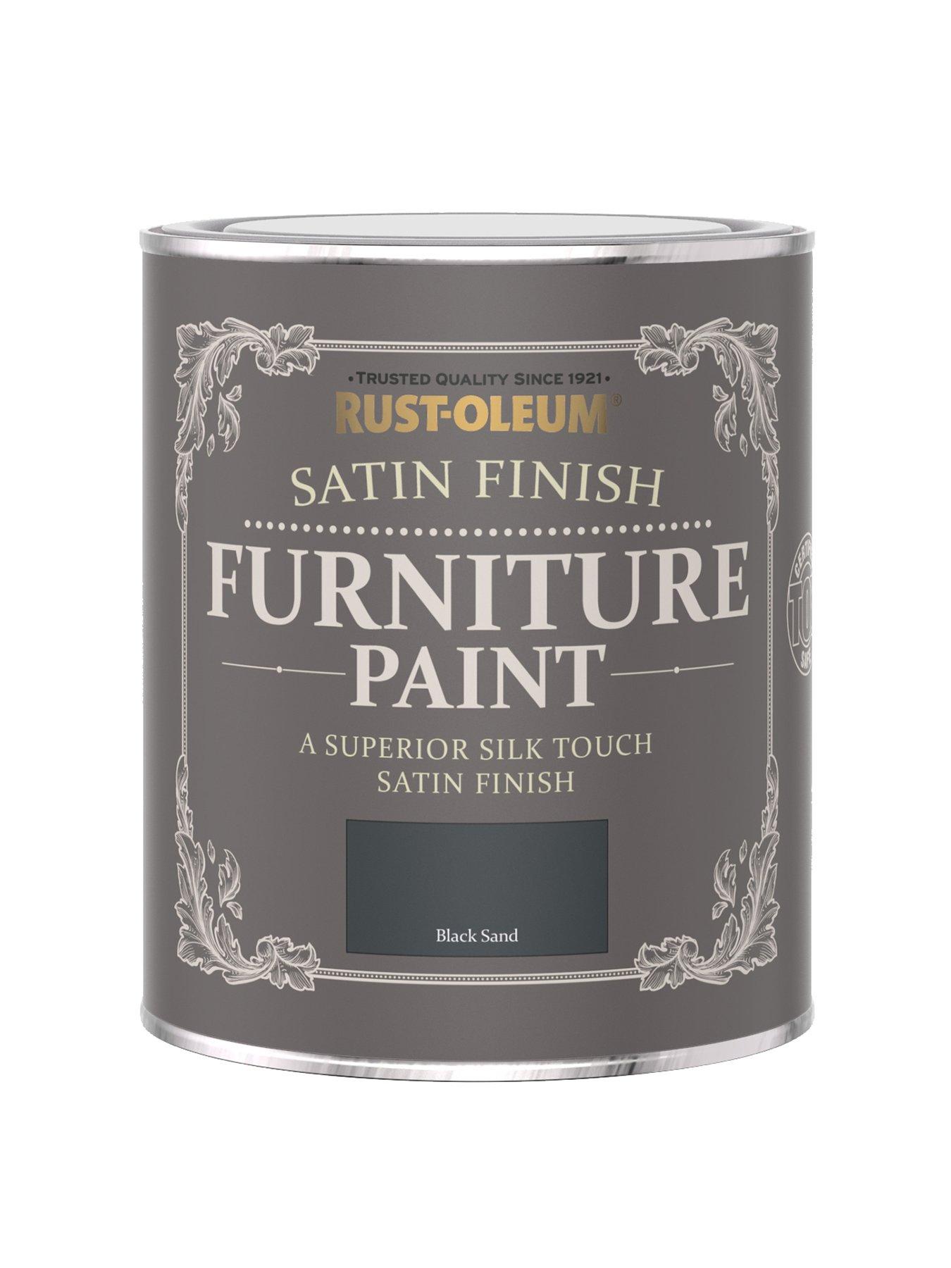undefined Satin Furniture Paint Black Sand 750ml