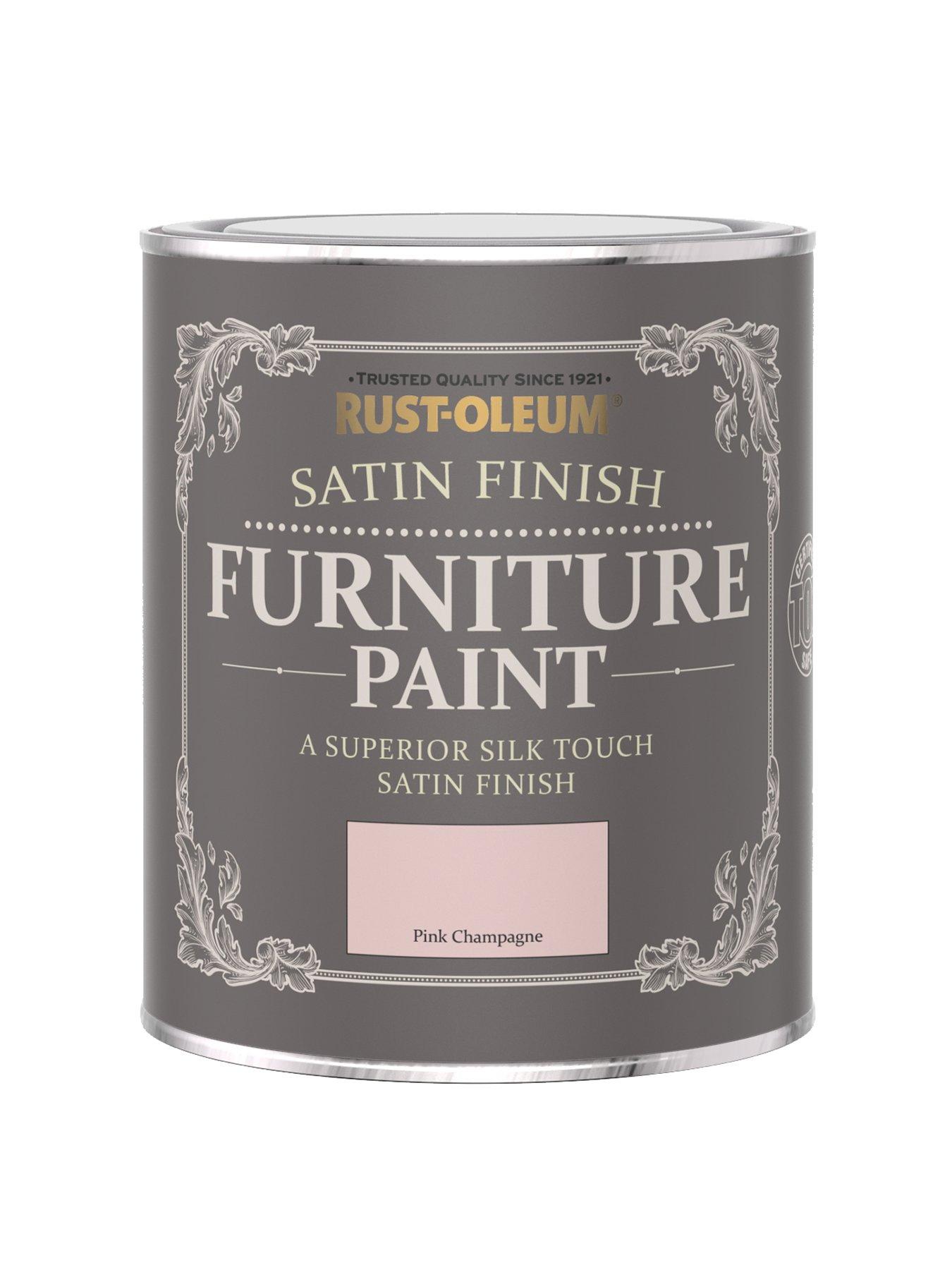 Image 1 of 4 of Rust-Oleum Satin Finish&nbsp;Furniture Paint in Pink Champagne &ndash; 750 ml Tin&nbsp;