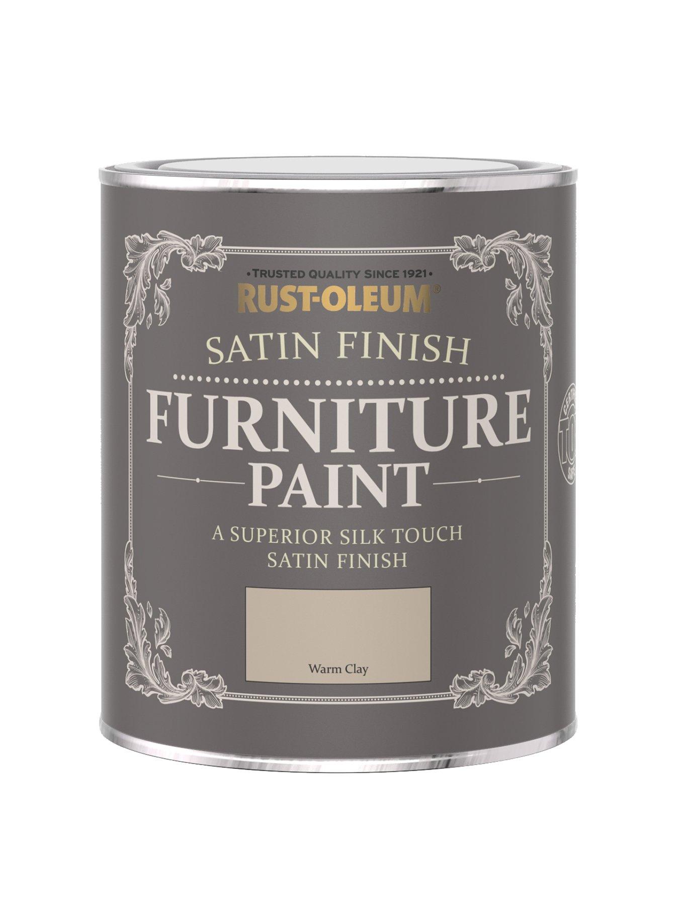 undefined Satin Finish Washable Furniture Paint in Warm Clay – 750 ml Tin