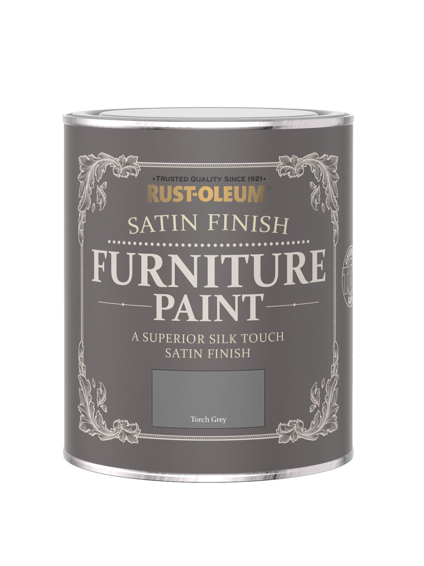 undefined Satin Finish Washable Furniture Paint in Torch Grey – 750 ml Tin