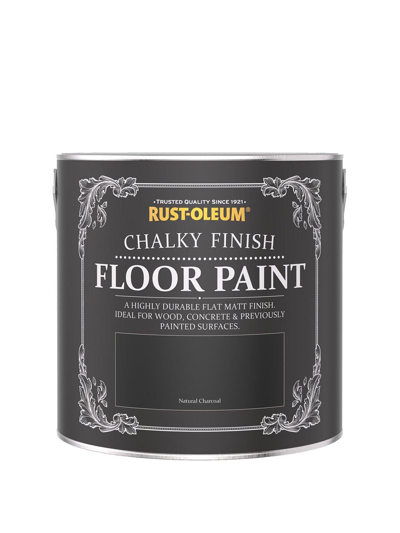 undefined Chalky Finish Floor Paint in Natural Charcoal – 2.5-litre tin