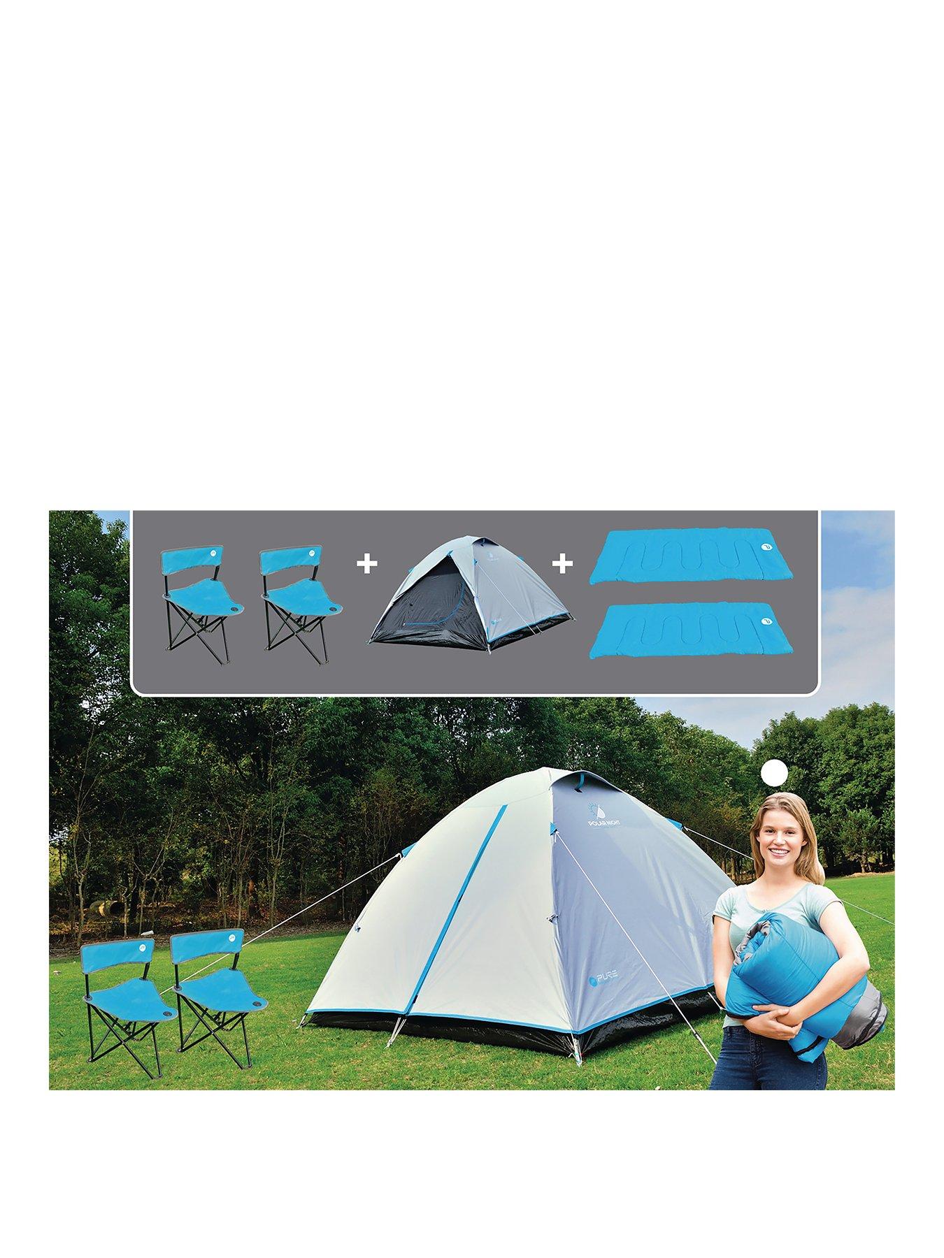 pure4fun-camping-set-for-2nbsp-nbspdome-tent-camping-chairs-sleeping-bagsfront