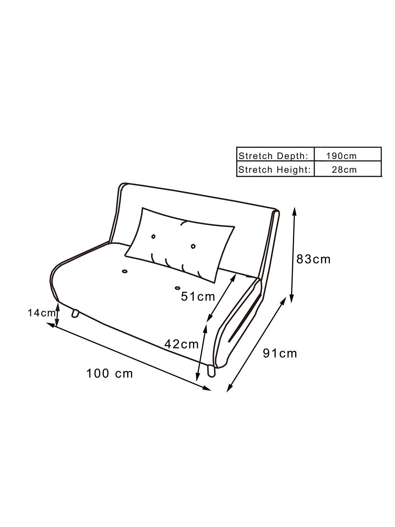 Image 6 of 7 of The Very Collection Sherpa Boucle&nbsp;Single Sofa Bed&nbsp;-&nbsp;FSC&reg; Certified