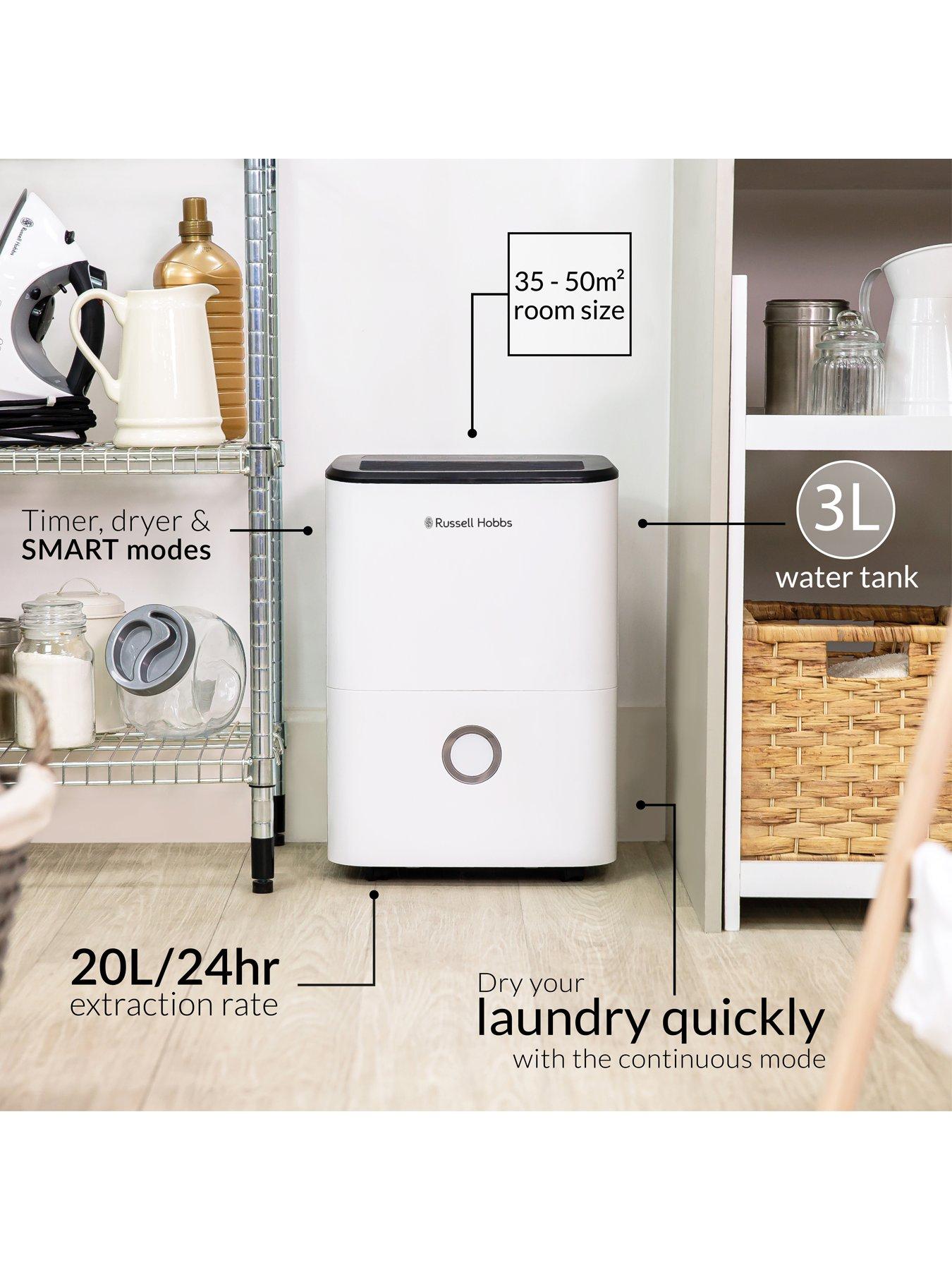 Image 3 of 8 of Russell Hobbs Russell Hobbs 20L Dehumidifier