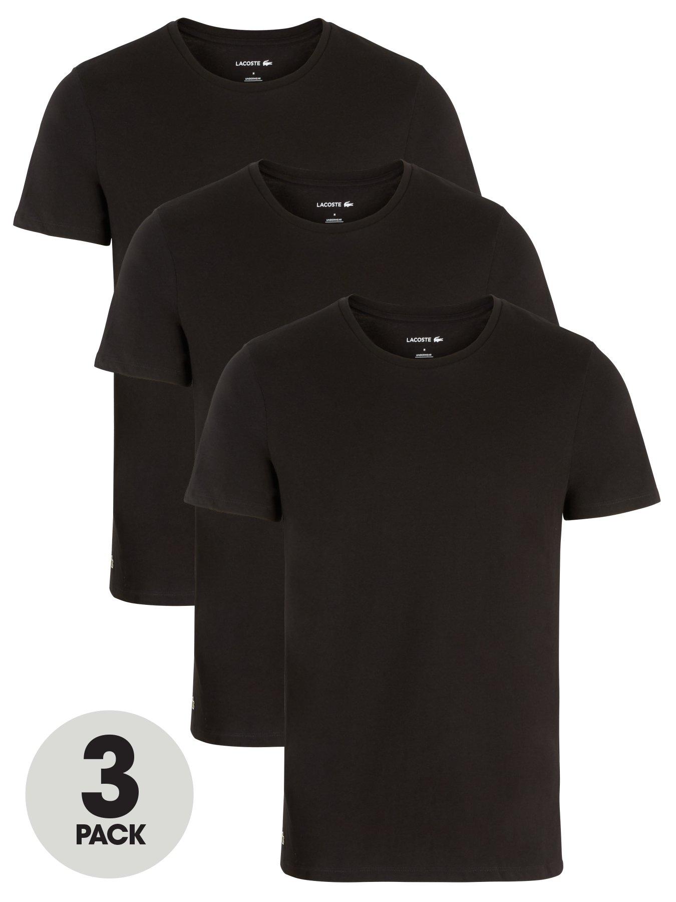 lacoste-3-pack-t-shirts-black