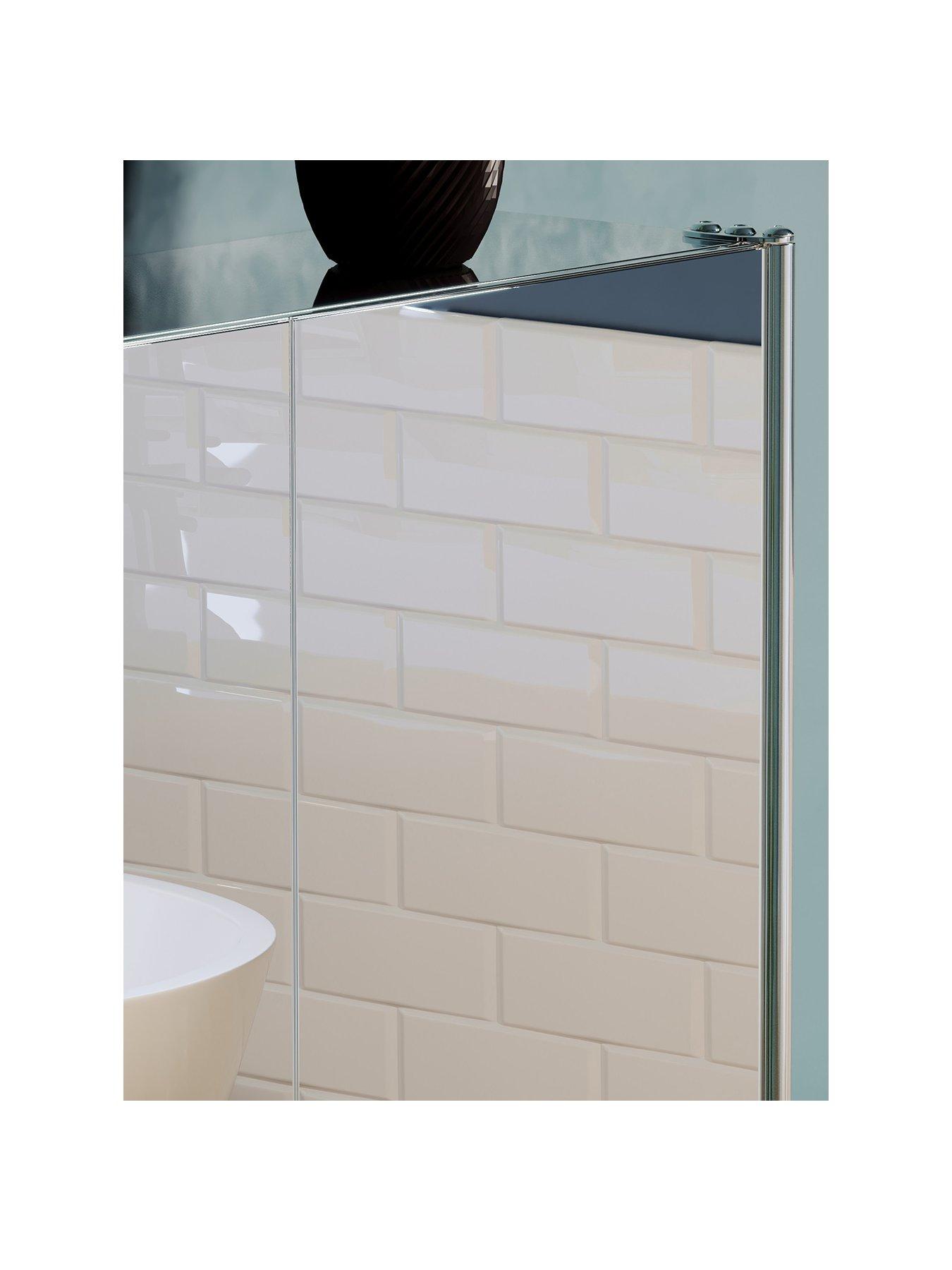 Image 3 of 6 of Bath Vida Tiano Stainless Steel Mirrored Double Cabinet