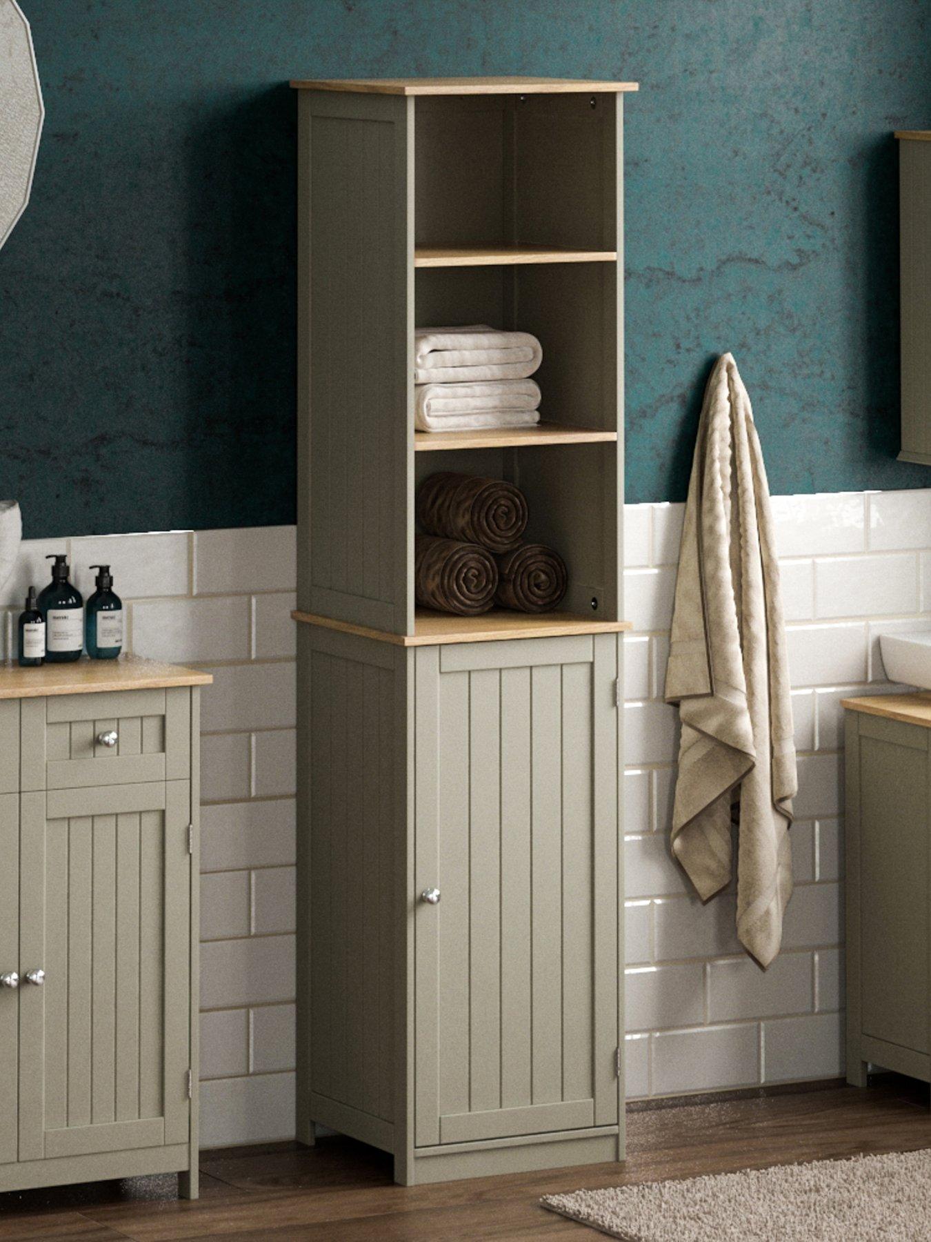 Bath Vida Priano 1 Door, 2 Shelf Tall Cabinet