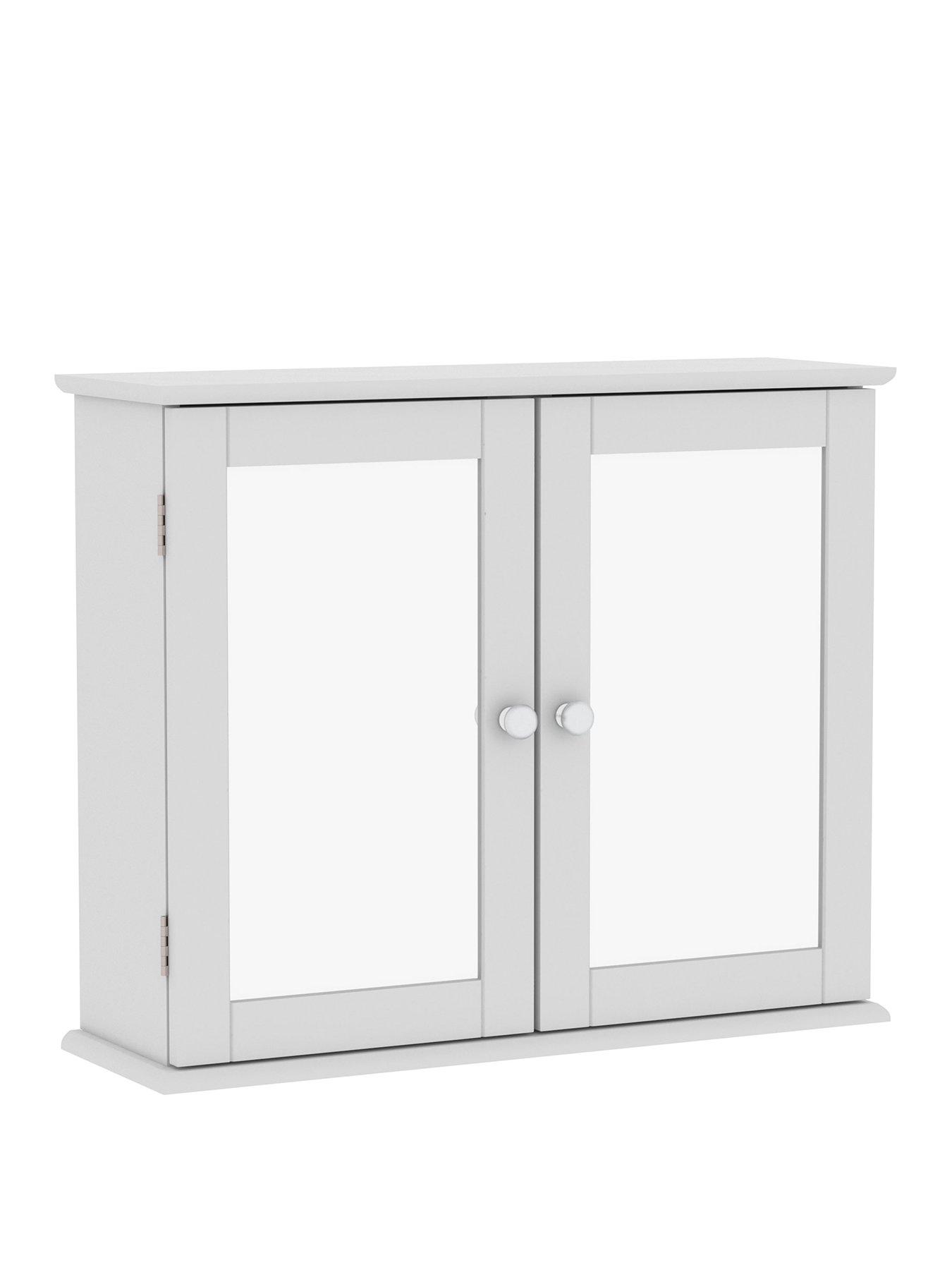 Image 2 of 5 of Bath Vida Priano 2 Door Mirrored Wall Cabinet