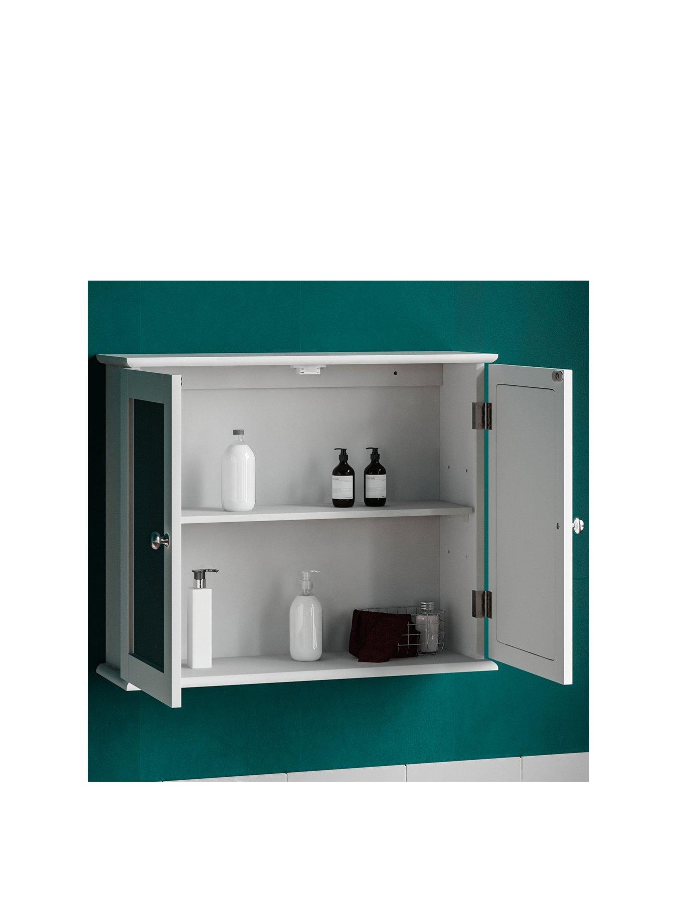 Image 3 of 5 of Bath Vida Priano 2 Door Mirrored Wall Cabinet