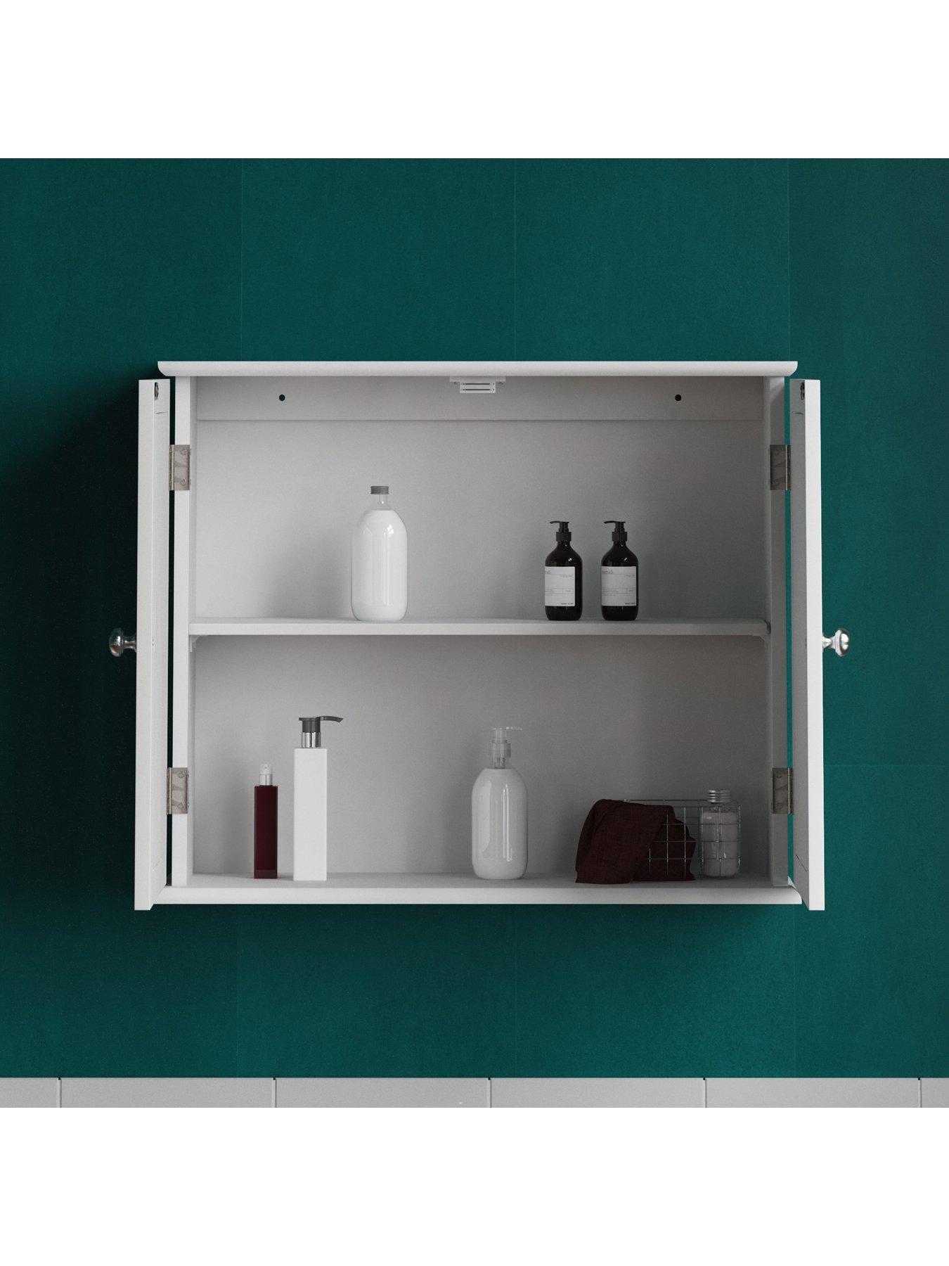 Image 4 of 5 of Bath Vida Priano 2 Door Mirrored Wall Cabinet