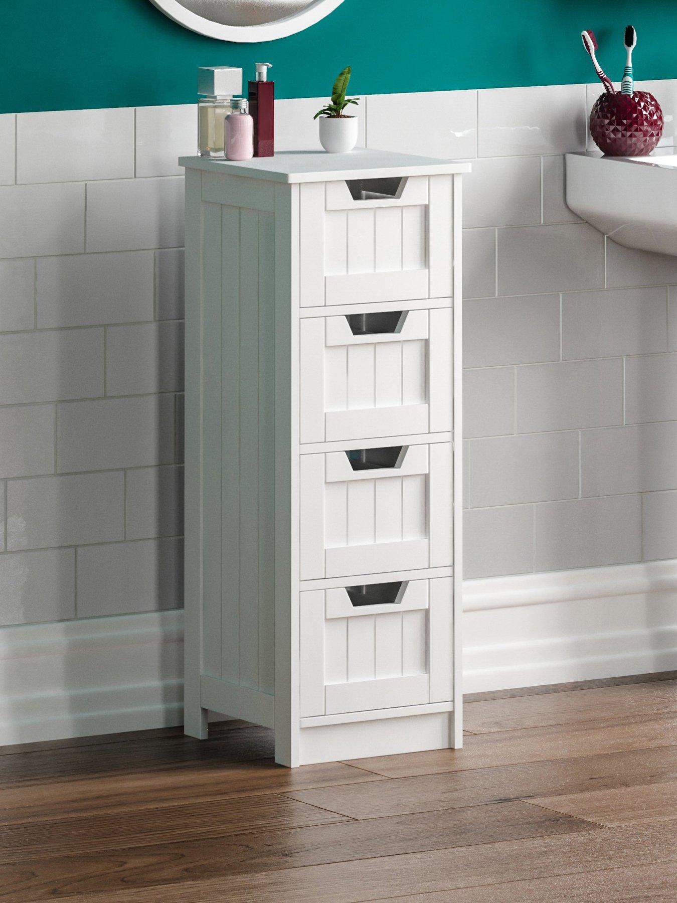 bath-vida-priano-4-drawer-freestanding-bathroom-unit-whitefront