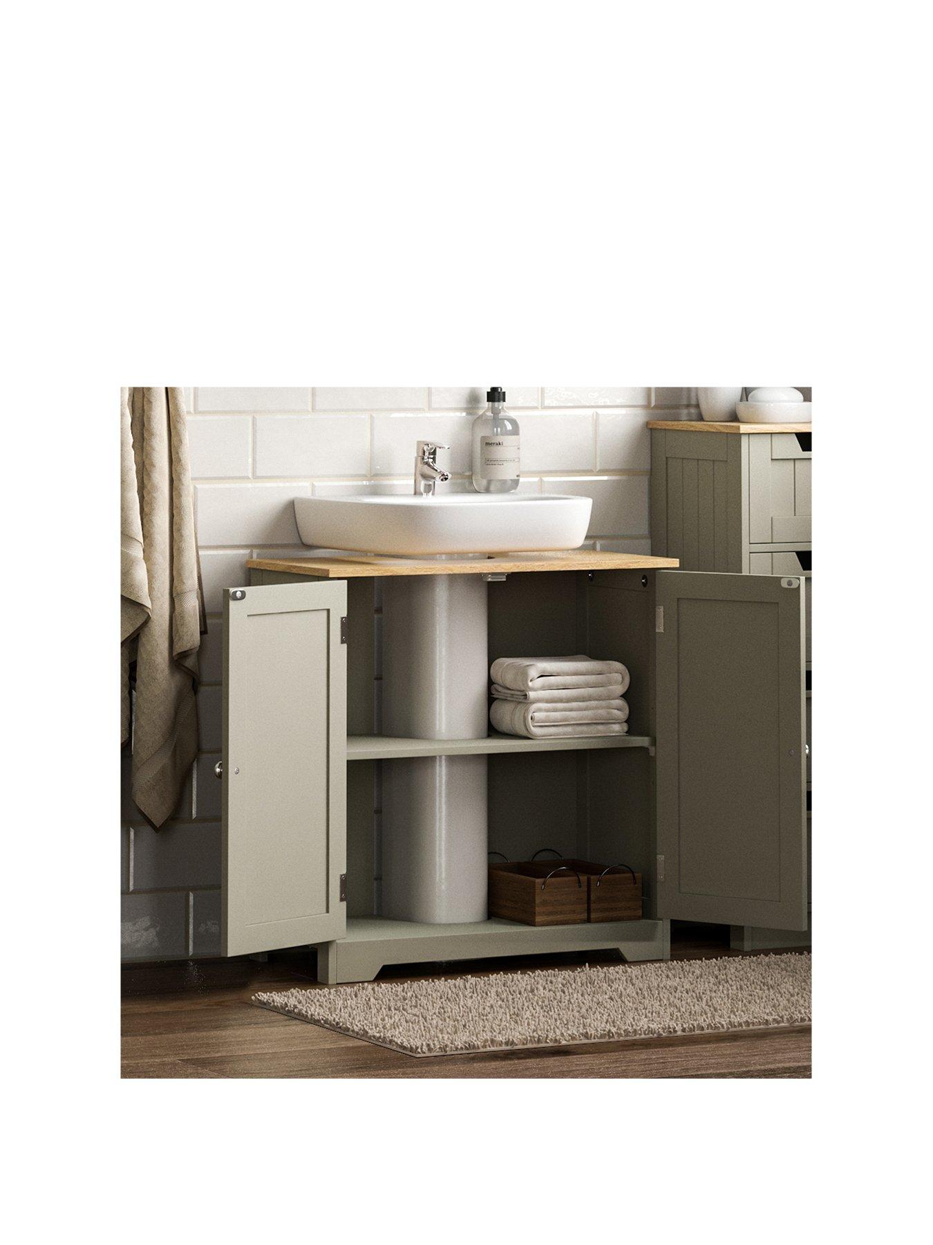 Image 3 of 5 of Bath Vida Priano 2 Door Under Sink Cabinet