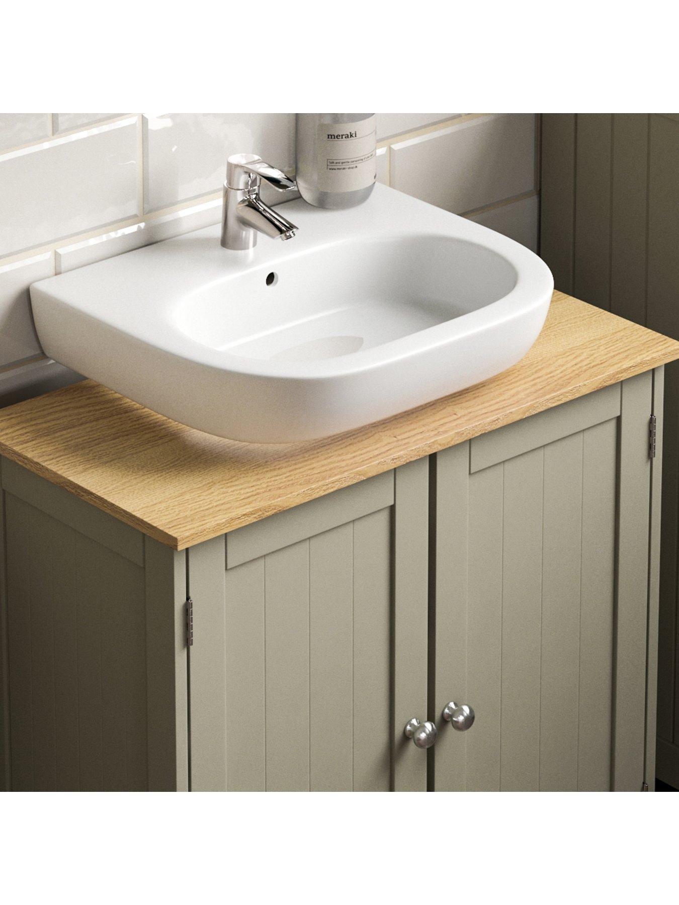 Image 4 of 5 of Bath Vida Priano 2 Door Under Sink Cabinet