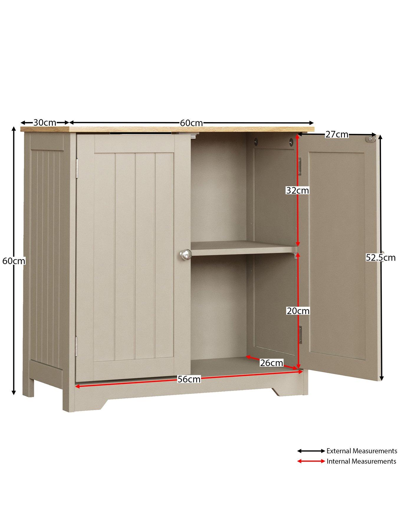 Image 5 of 5 of Bath Vida Priano 2 Door Under Sink Cabinet
