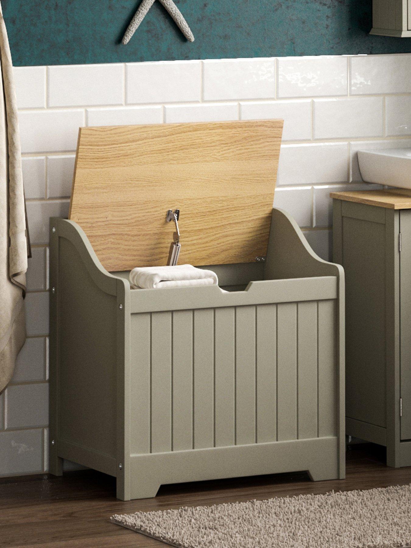 Bath Vida Priano Laundry Chest - Grey