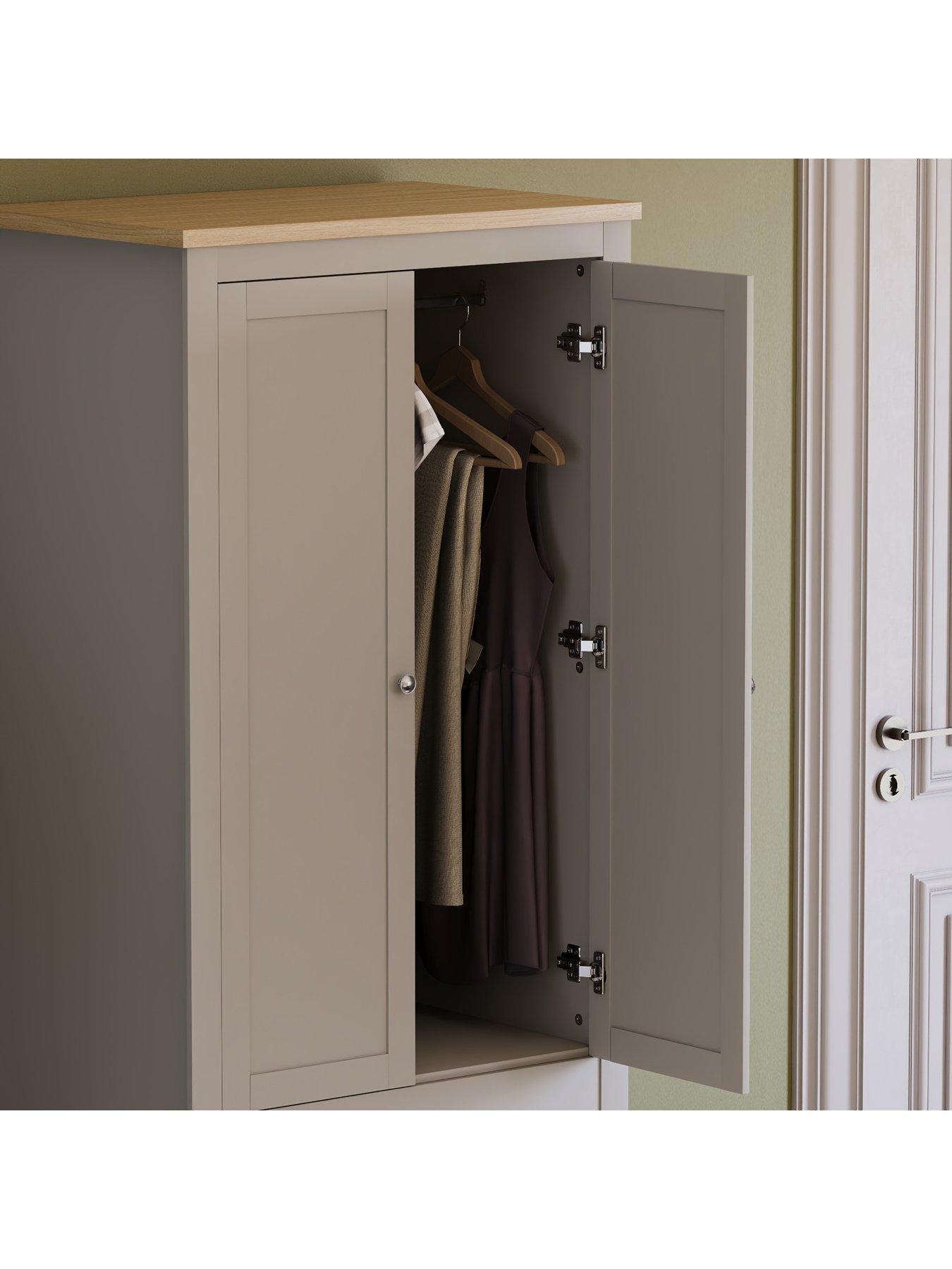 vida-designs-arlington-2-door-2-drawer-wardrobe-greydetail