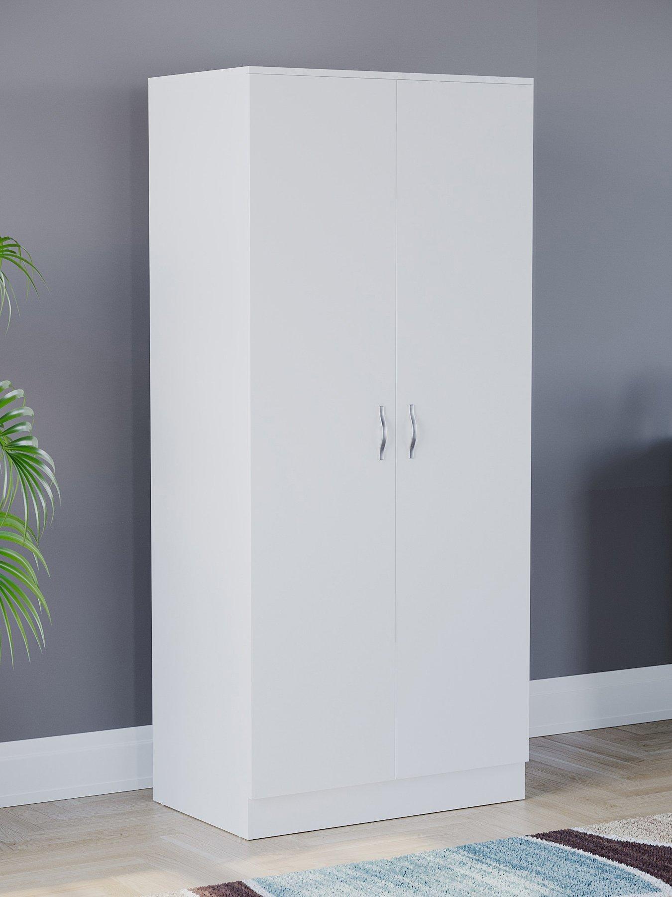 Vida Designs Riano 2 Door Wardrobe - White