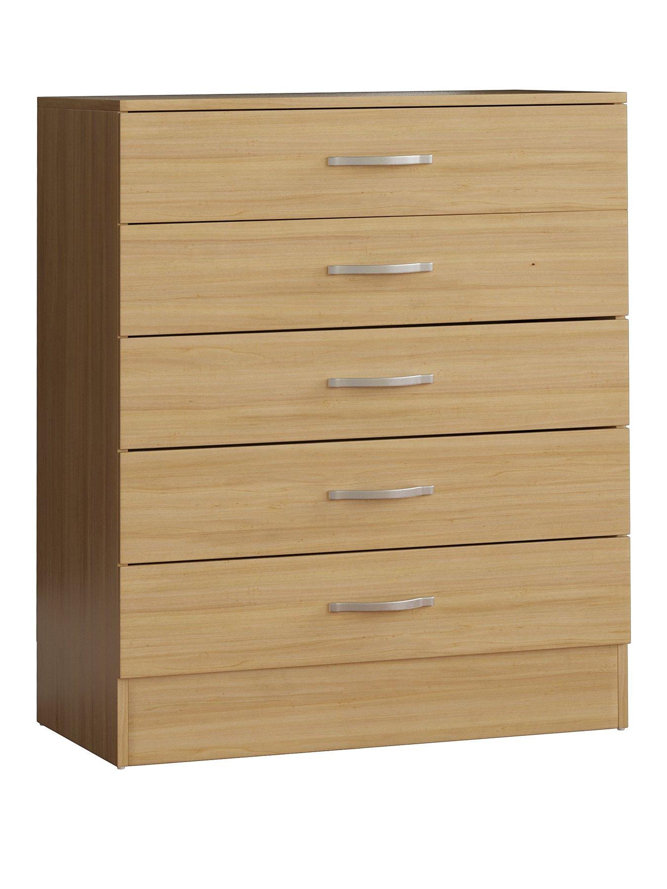 vida-designs-riano-5-drawer-compact-chest-pinestillFront