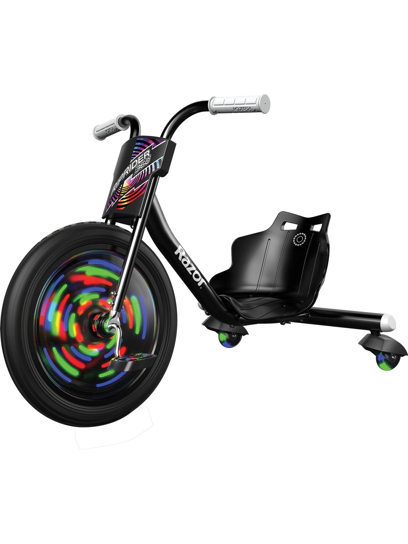 Image 2 of 8 of Razor Riprider 360 Lightshow Trike for Kids 5+, LED - Black