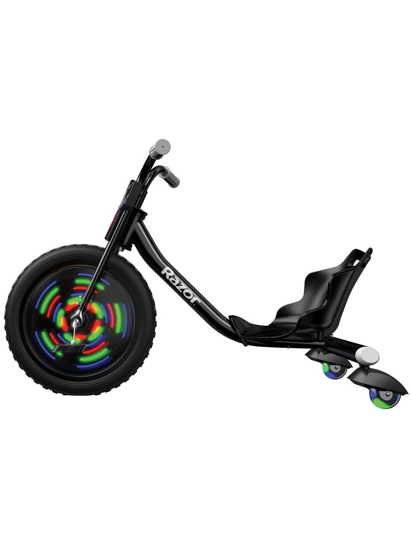 Image 3 of 7 of Razor Riprider 360 Lightshow Trike for Kids 5+, LED - Black
